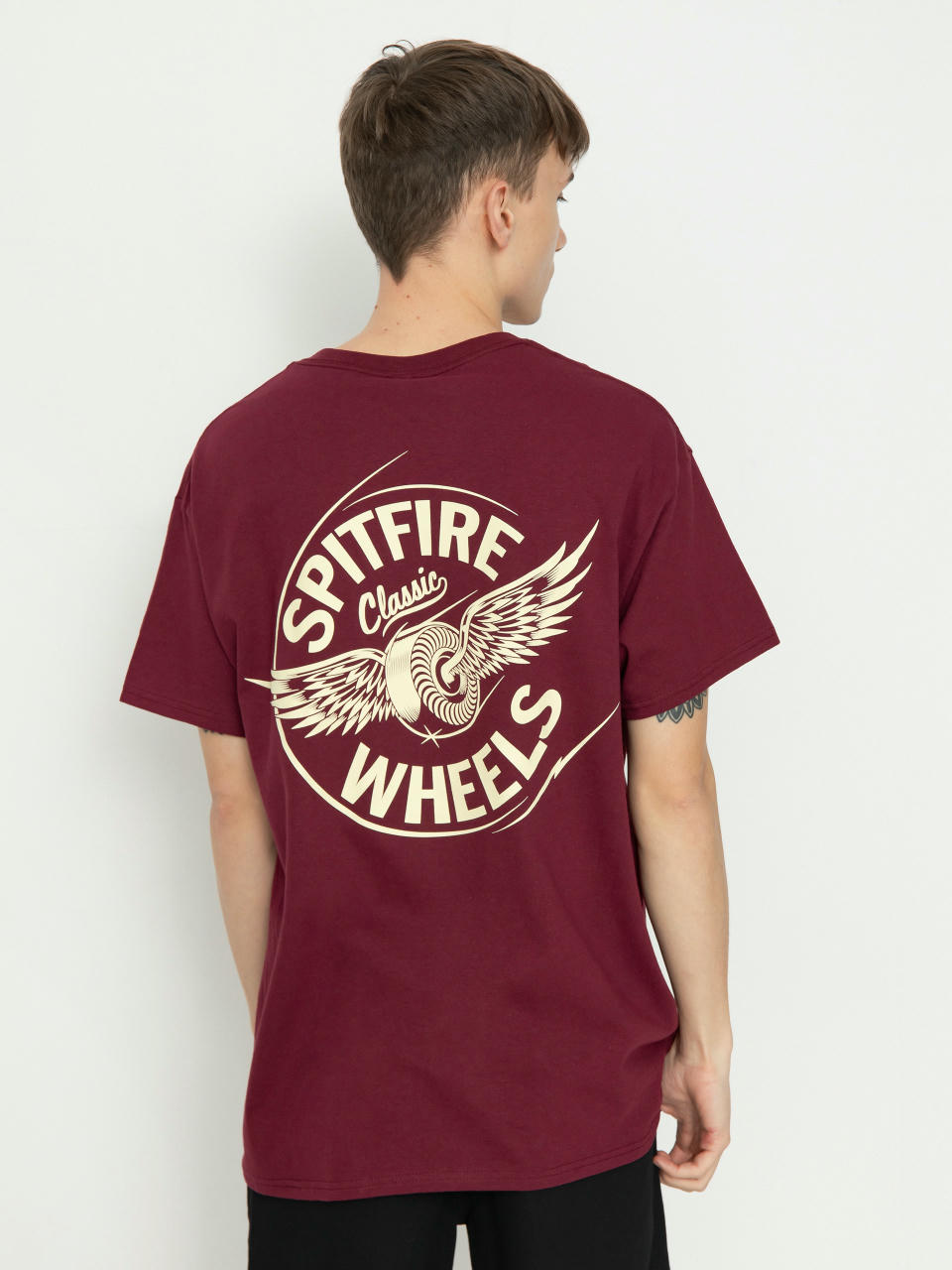 Футболка Spitfire Flying Cls (maroon)