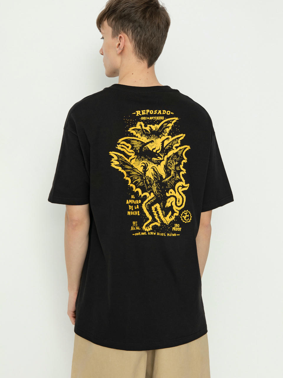 Футболка Antihero Carnales (black/gold)