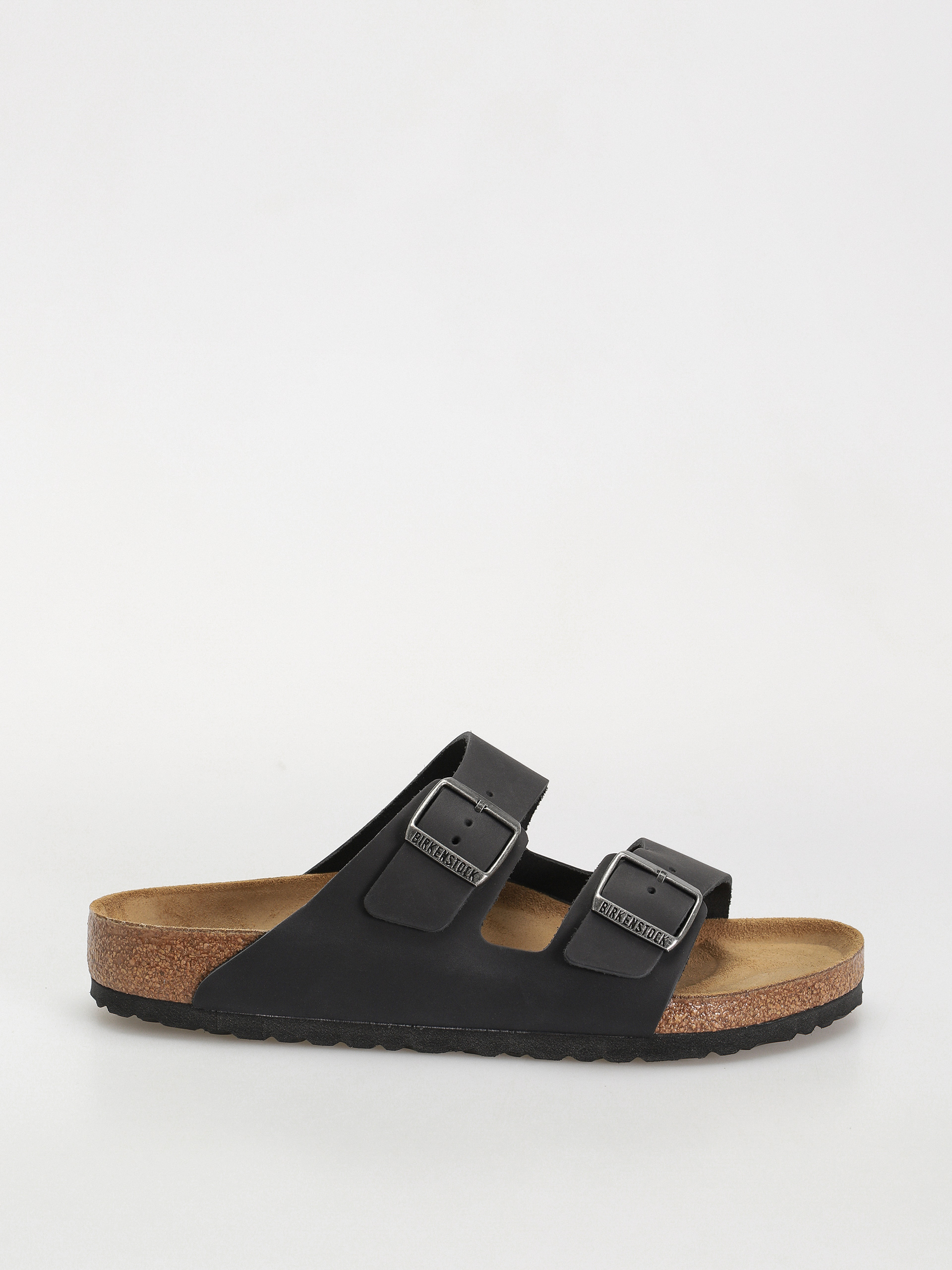 Шльопанці Birkenstock Arizona Oiled Leather Regular - коричневий