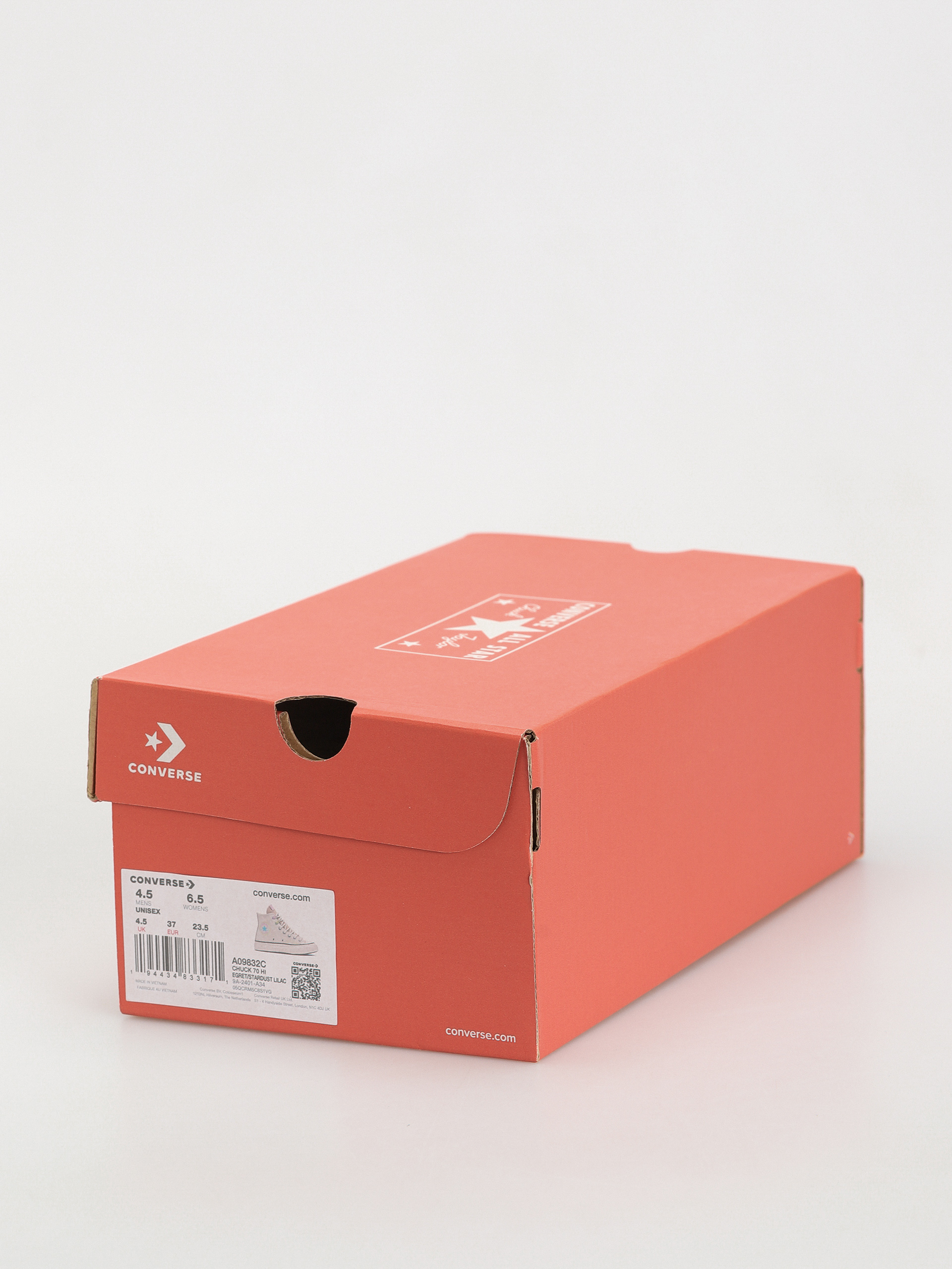 Кеди Converse Chuck 70 Hi (stardust lilac/off white)