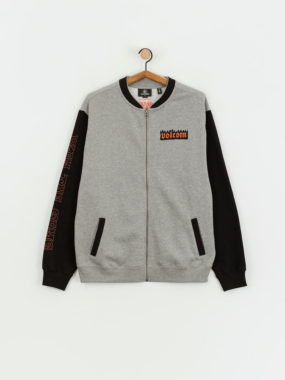 Світшот Volcom Fa Nando Von Arb Zip (heather grey)