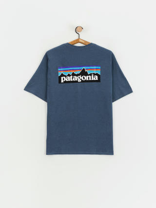 Футболка Patagonia P-6 Logo Responsibili (utility blue)