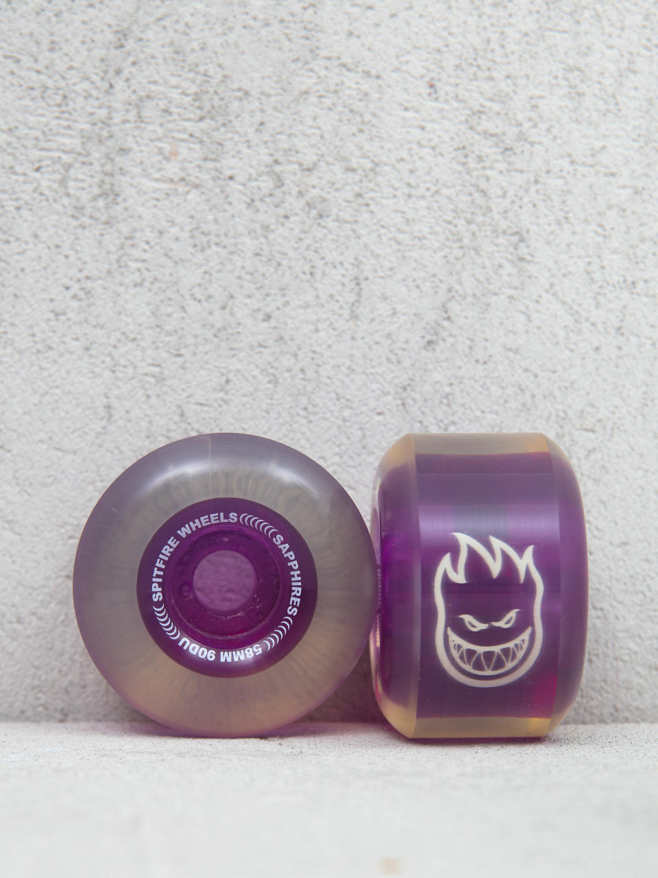 Колеса Spitfire 90D Radials Sapphire (clear/purple)