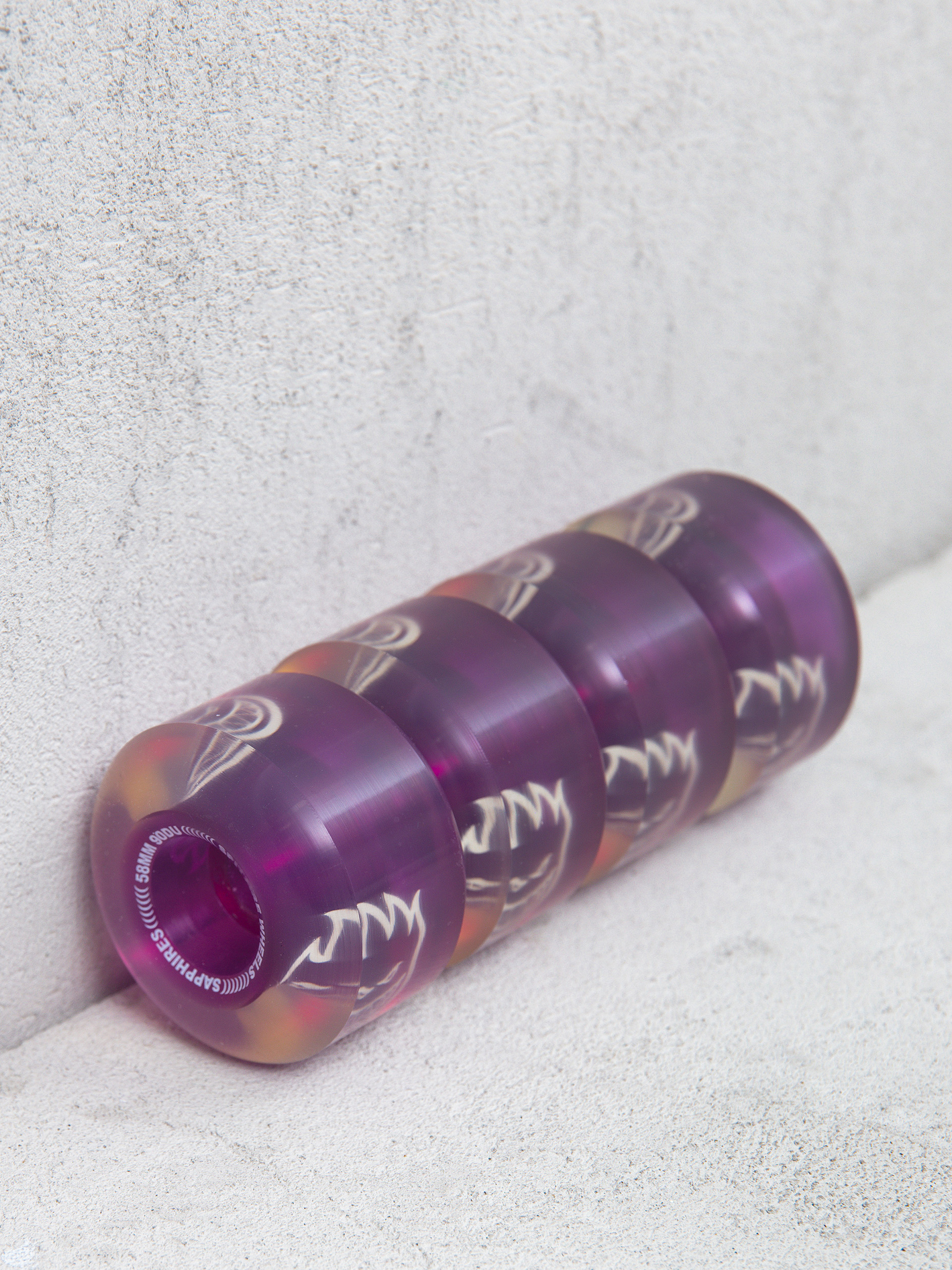 Колеса Spitfire 90D Radials Sapphire (clear/purple)