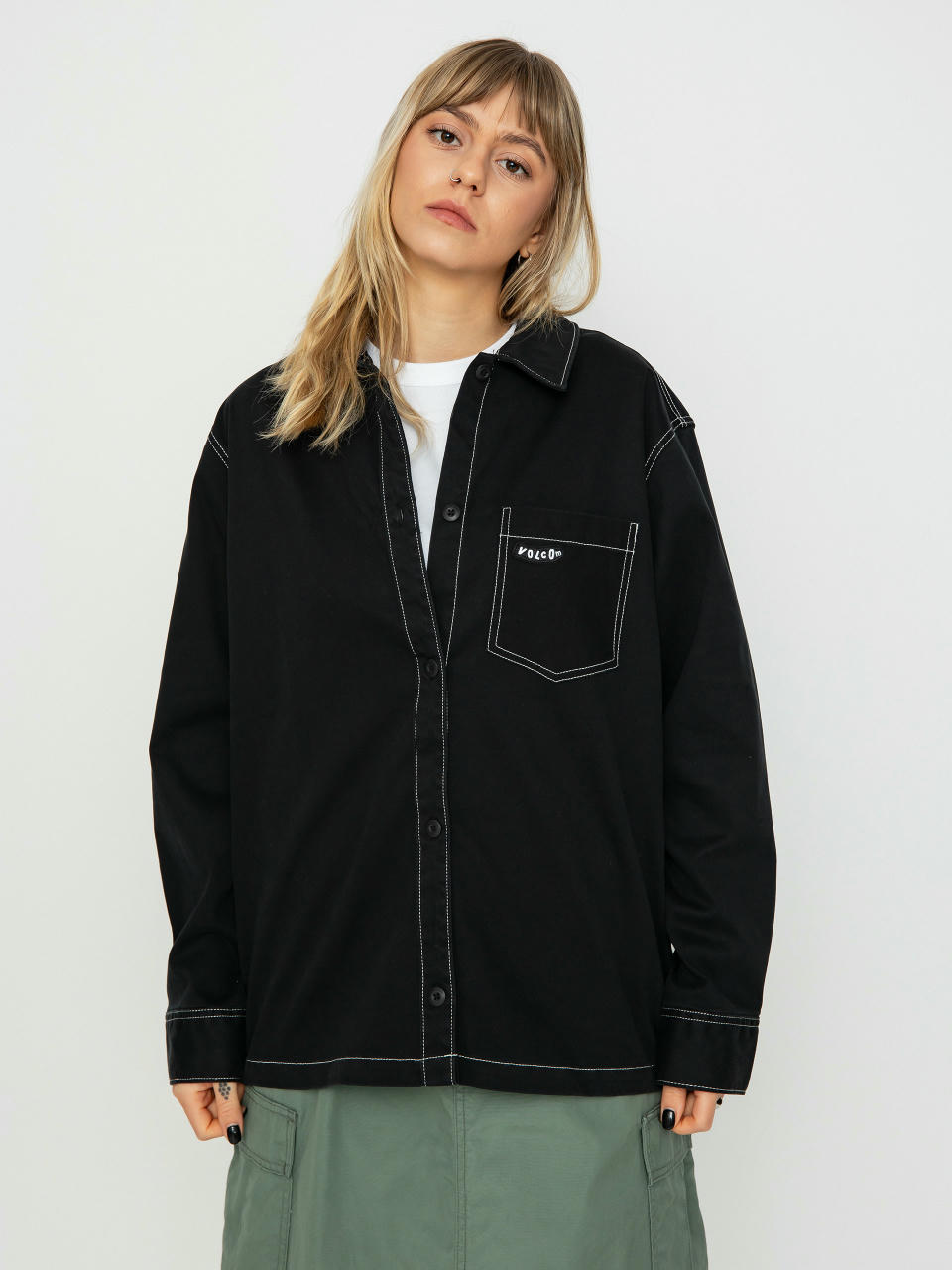 Лонгслів Volcom Stone Kraft Shirt Ls Wmn (black)