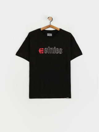 Футболка Etnies Ecorp (black/red/white)