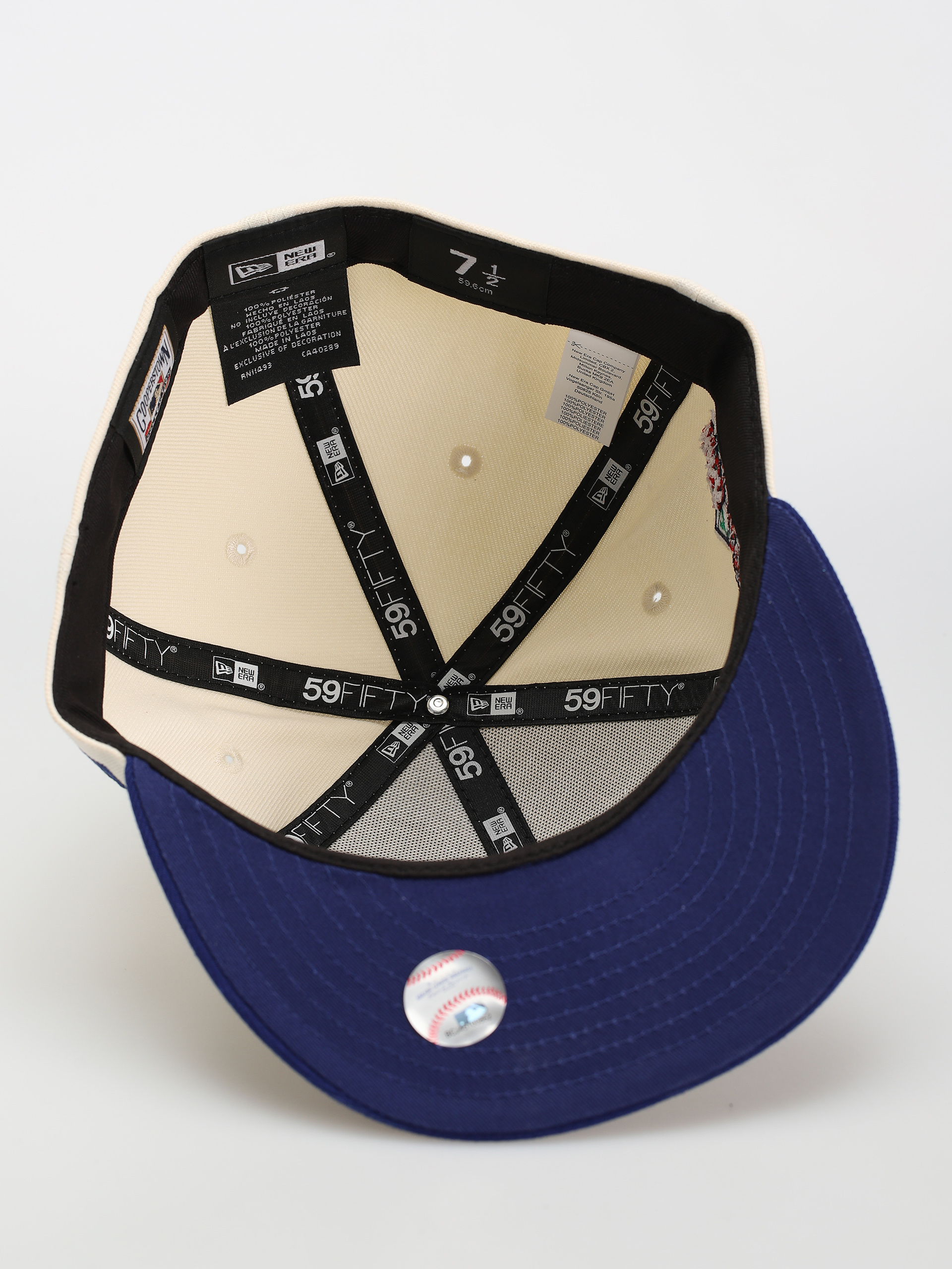 Кепка New Era Team Colour 59Fifty Los Angeles Dodgers (ivory/blue)