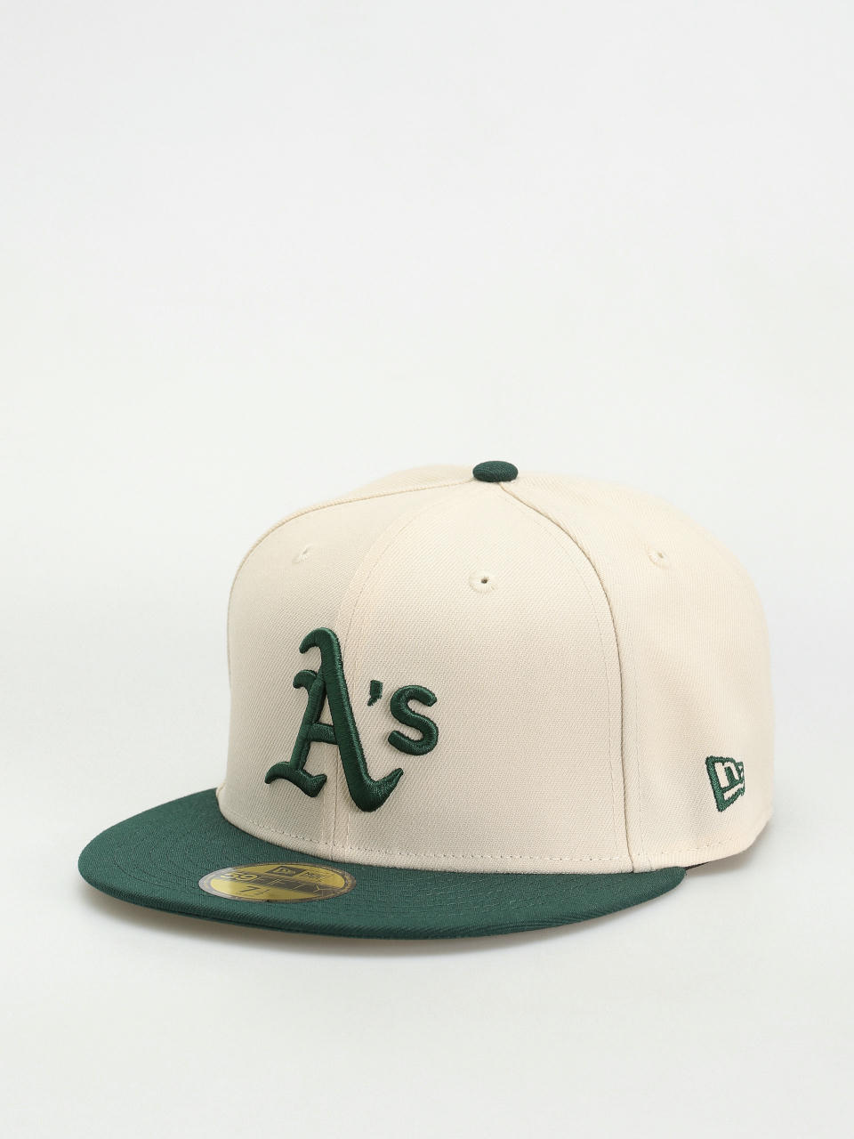 Кепка New Era Team Colour 59Fifty Oakland Athletics (ivory/green)