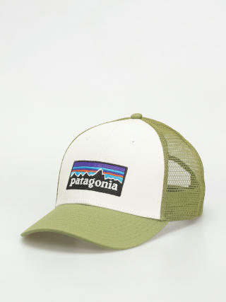 Кепка Patagonia P-6 Logo LoPro Trucker (white buckhorn green)