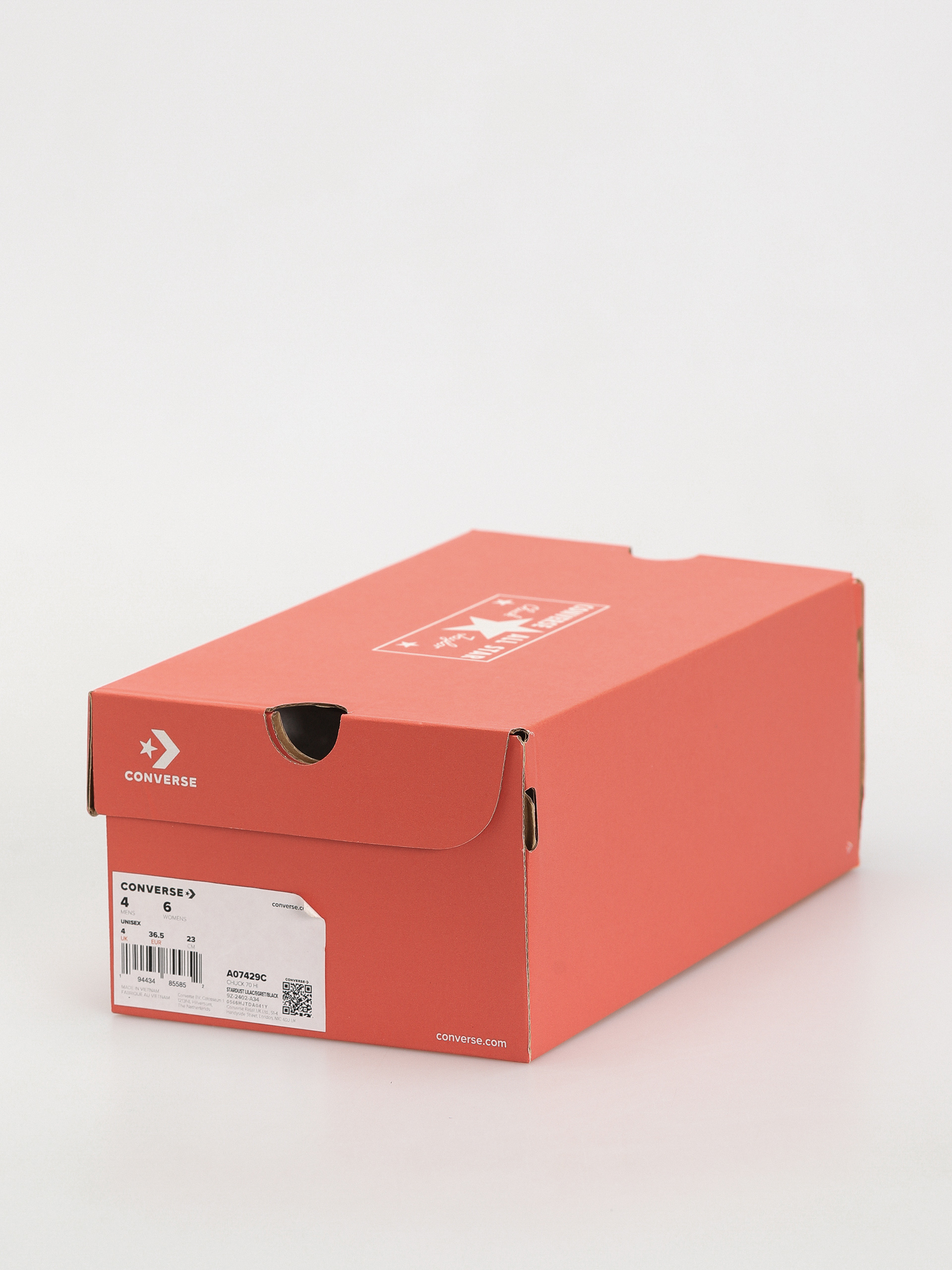 Кеди Converse Chuck 70 Hi (stardust lilac/white)