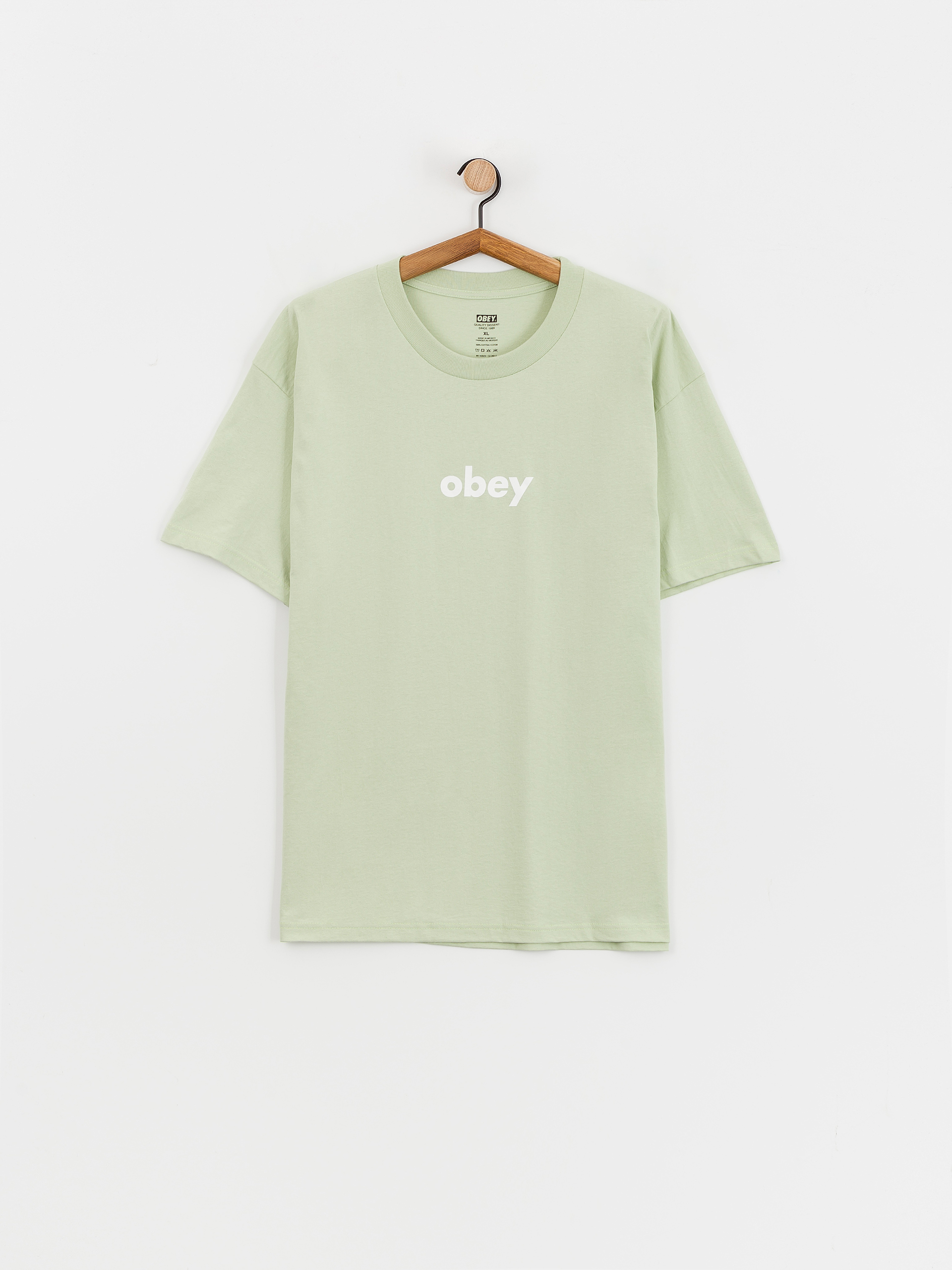 Футболка OBEY Lower Case 2 (cucumber)