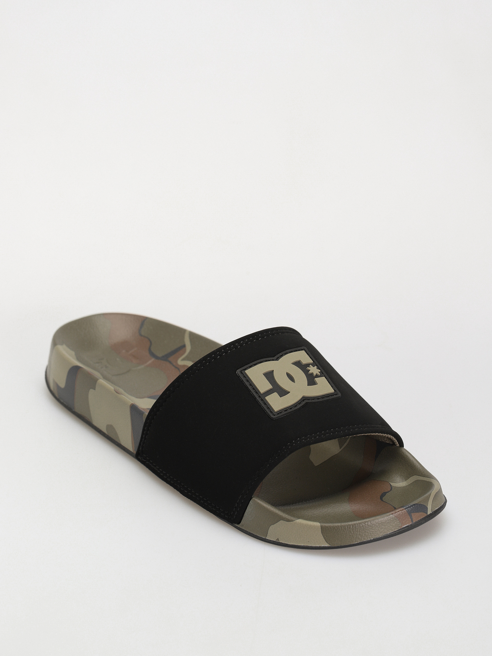 Шльопанці DC Dc Slide Se (white/black/camo)