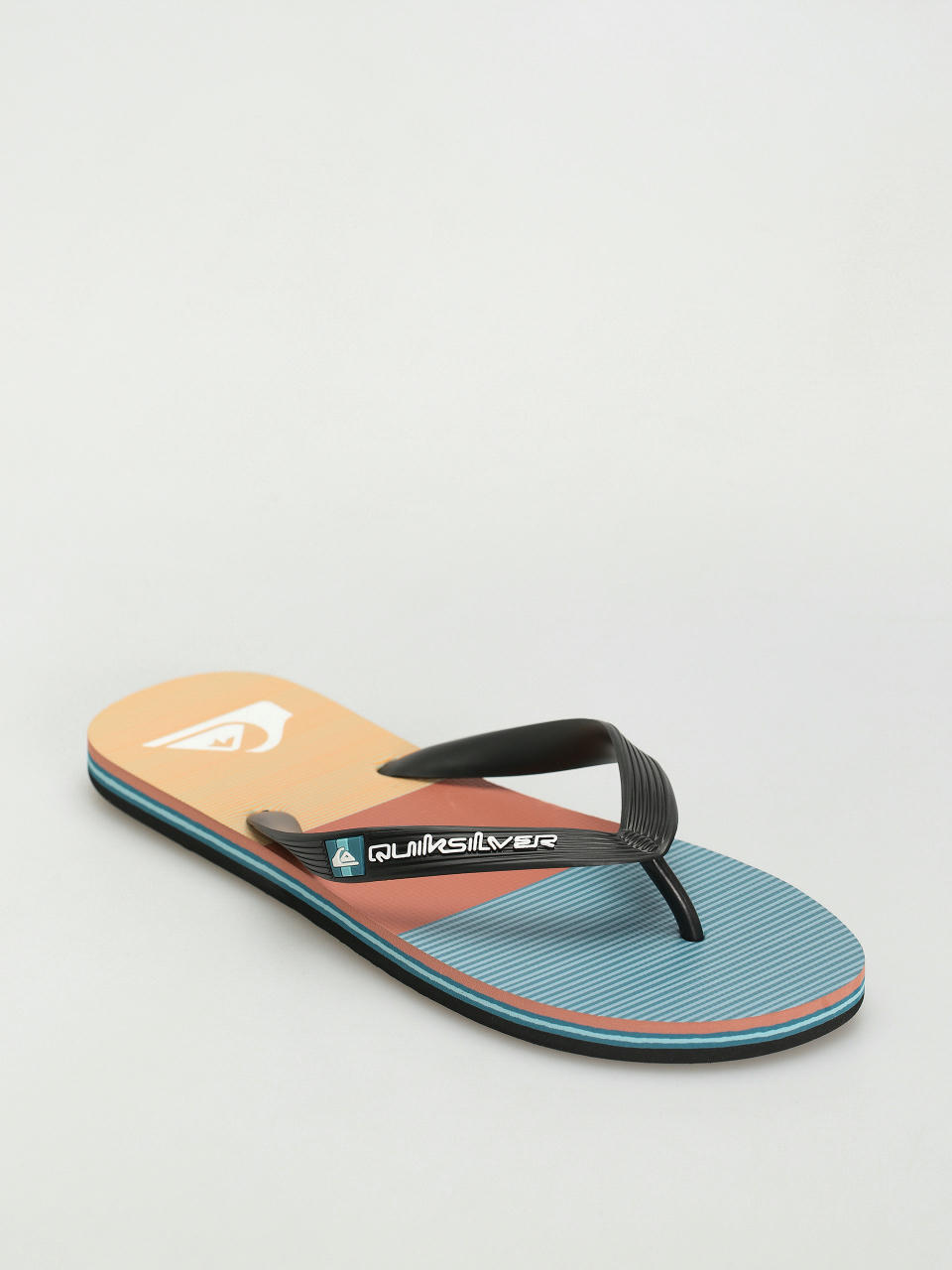 В‘єтнамки Quiksilver Molokai Stripe (black/orange/orange)