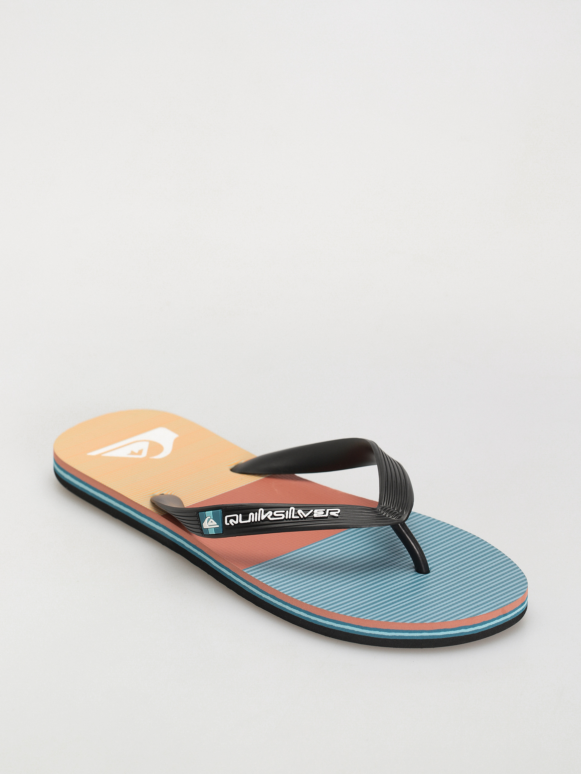 В‘єтнамки Quiksilver Molokai Stripe (black/orange/orange)