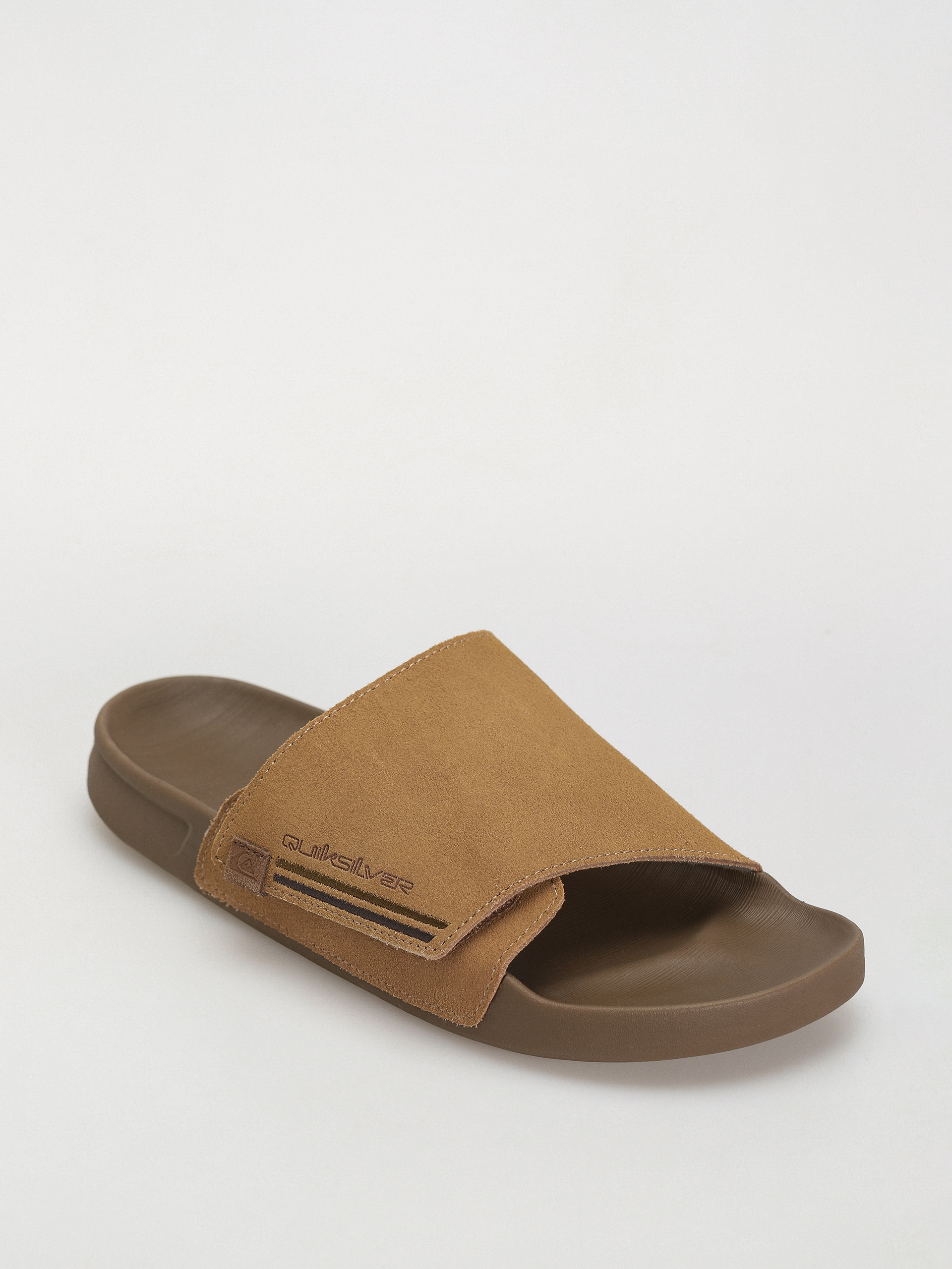 Шльопанці Quiksilver Rivi Suede Rf (tan 1)