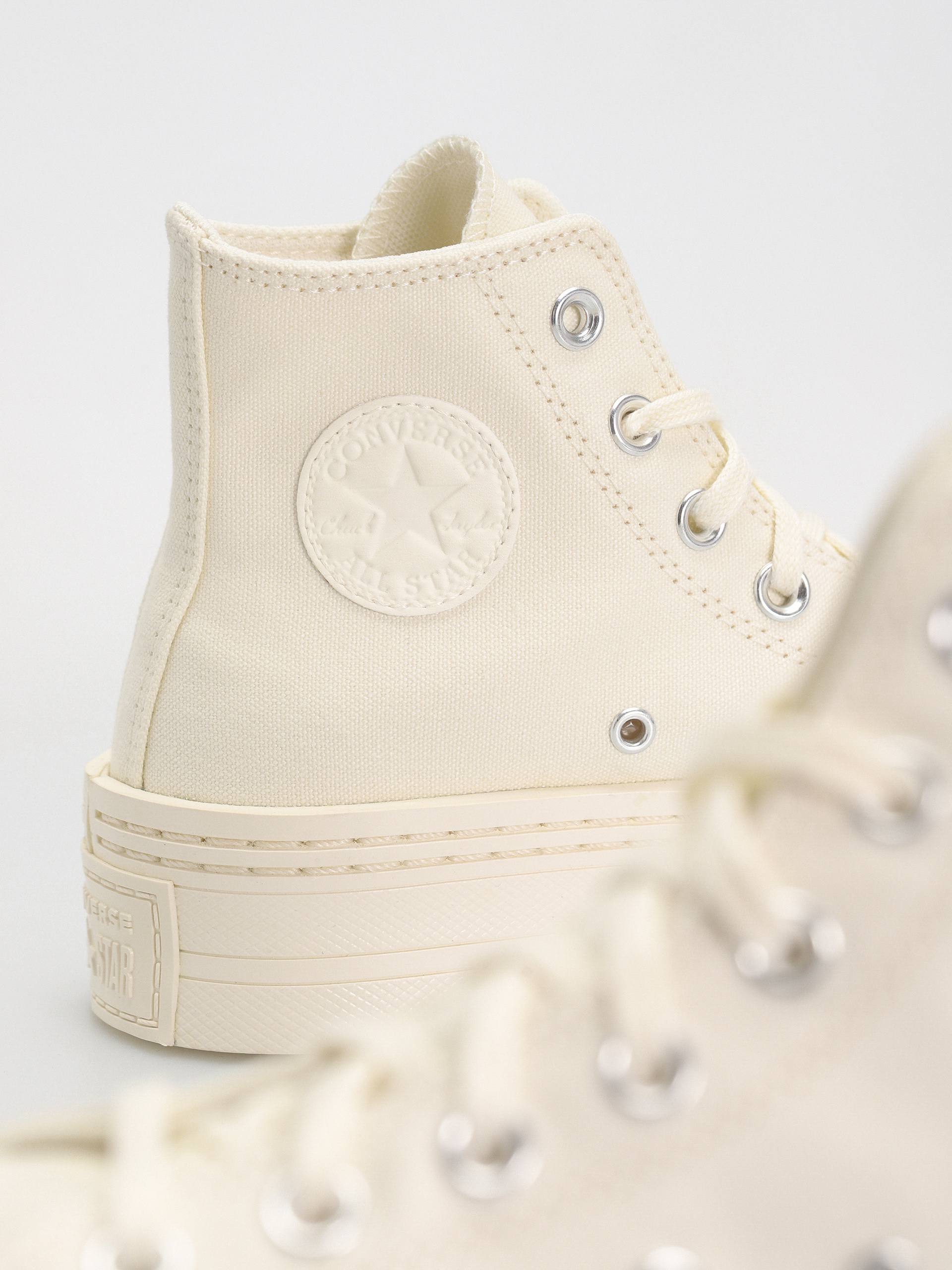 Кеди Converse Chuck Taylor All Star Modern Lift Hi Wmn (khaki/off white)