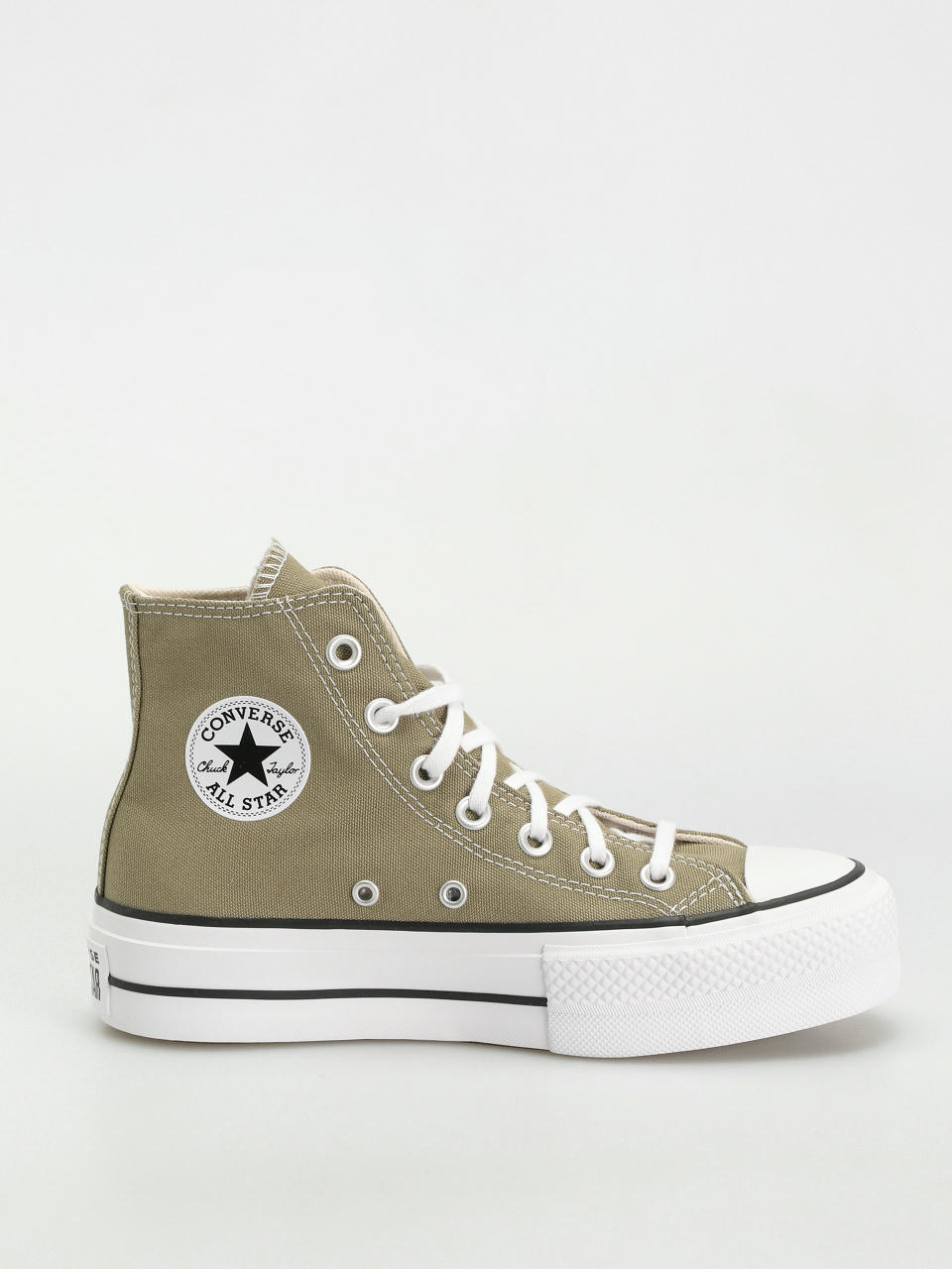 Кеди Converse Chuck Taylor All Star Lift Hi Wmn (olive/white)