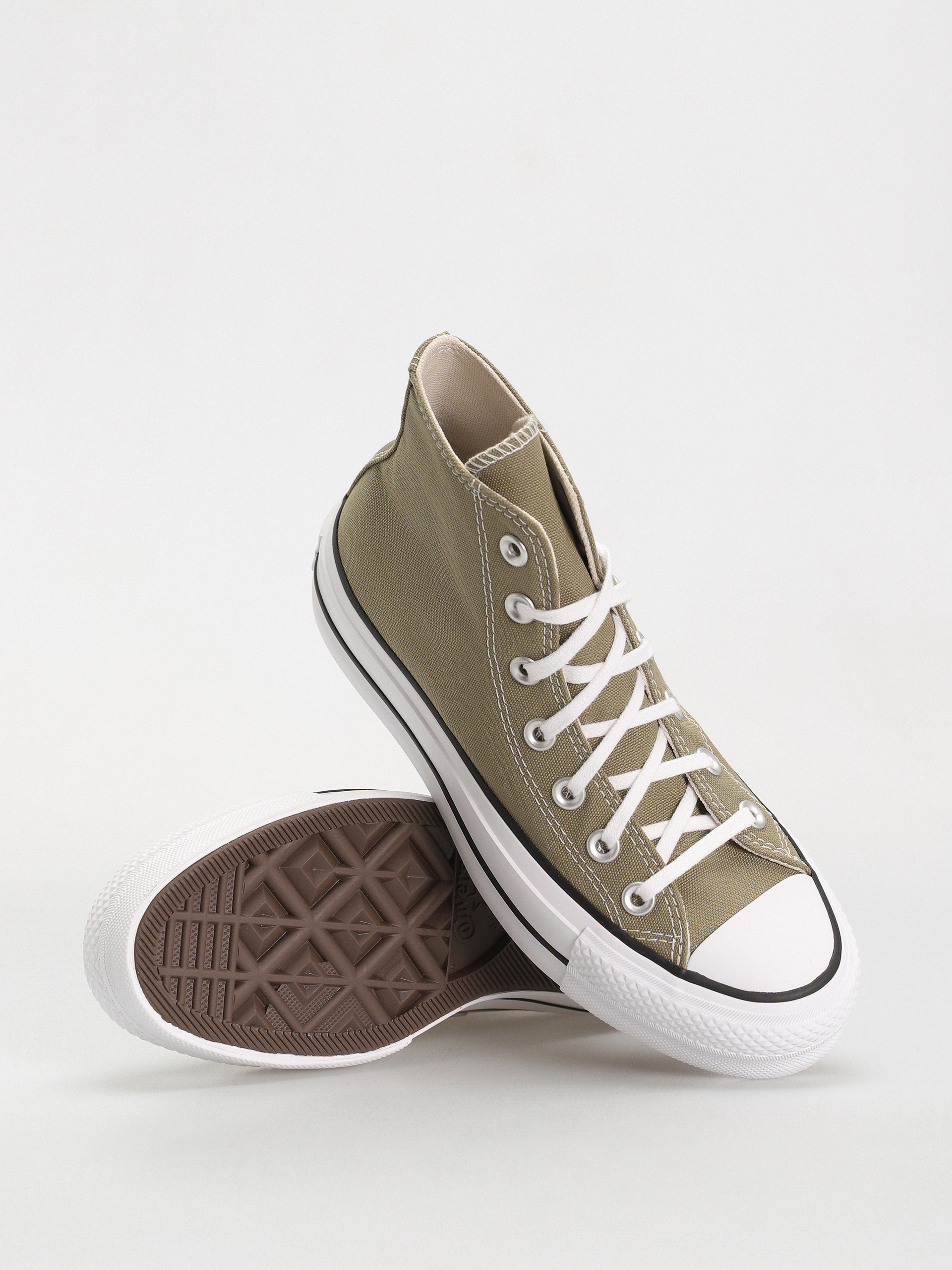 Кеди Converse Chuck Taylor All Star Lift Hi Wmn (olive/white)