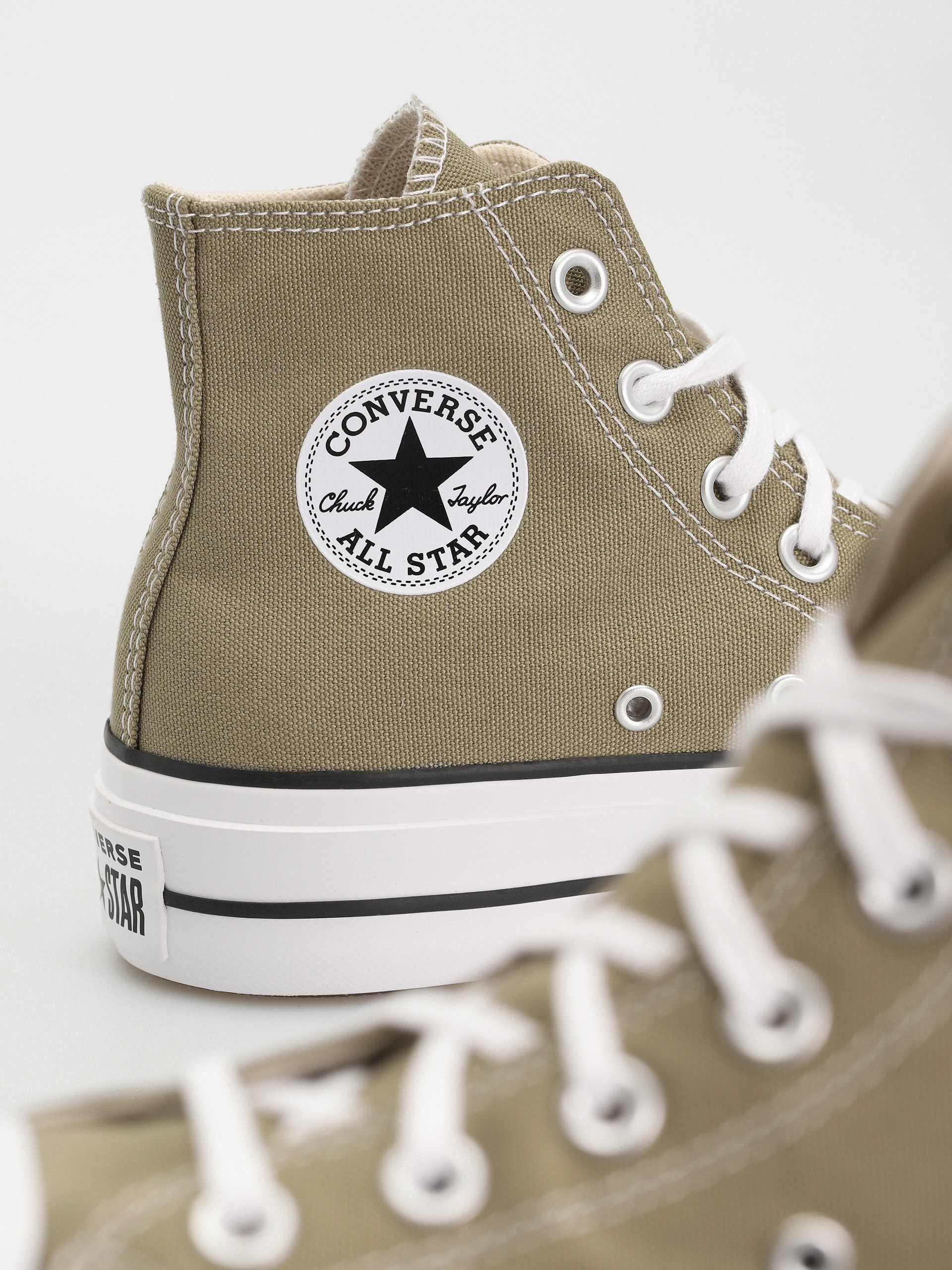 Кеди Converse Chuck Taylor All Star Lift Hi Wmn (olive/white)