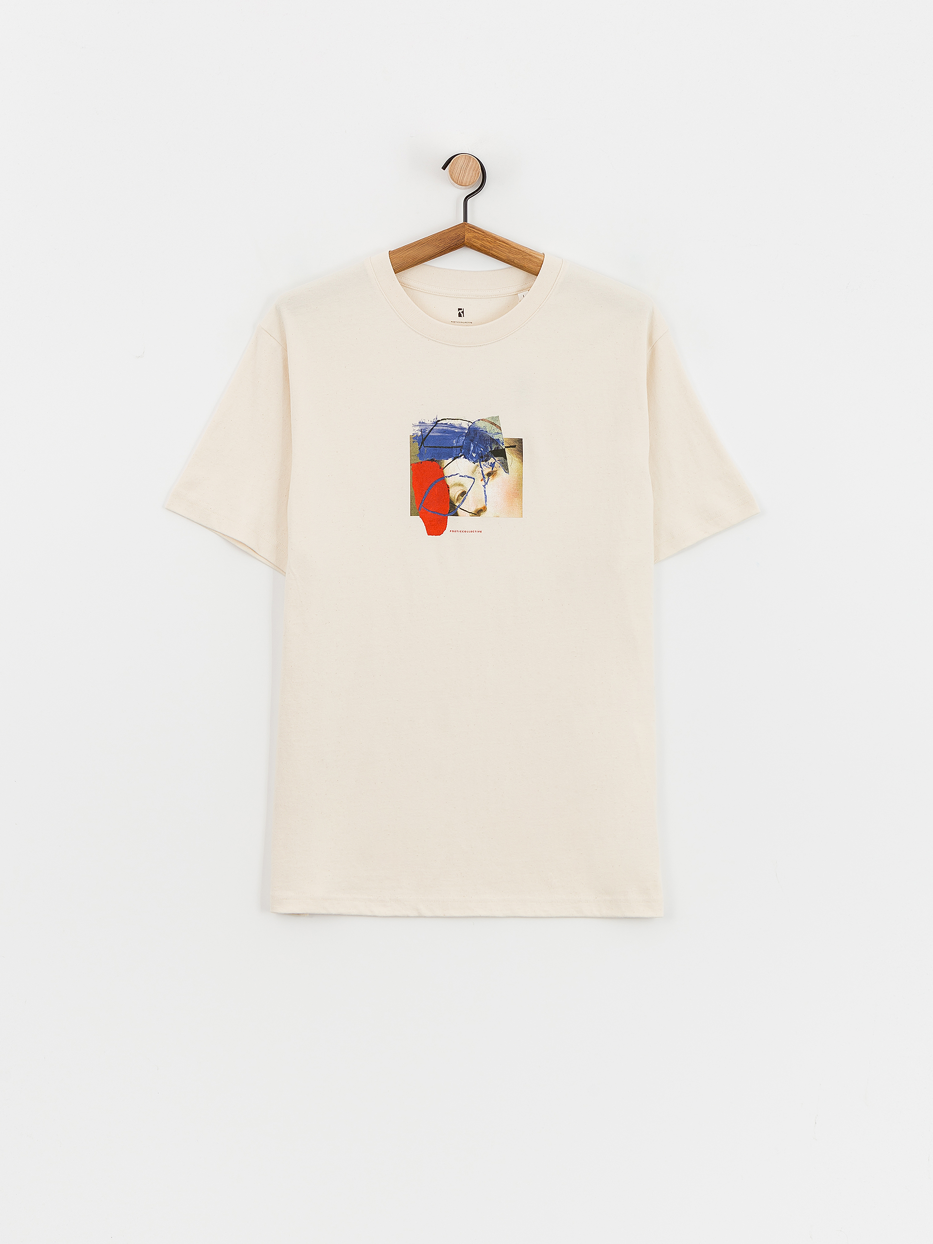 Футболка Poetic Collective Half on Half (off white)