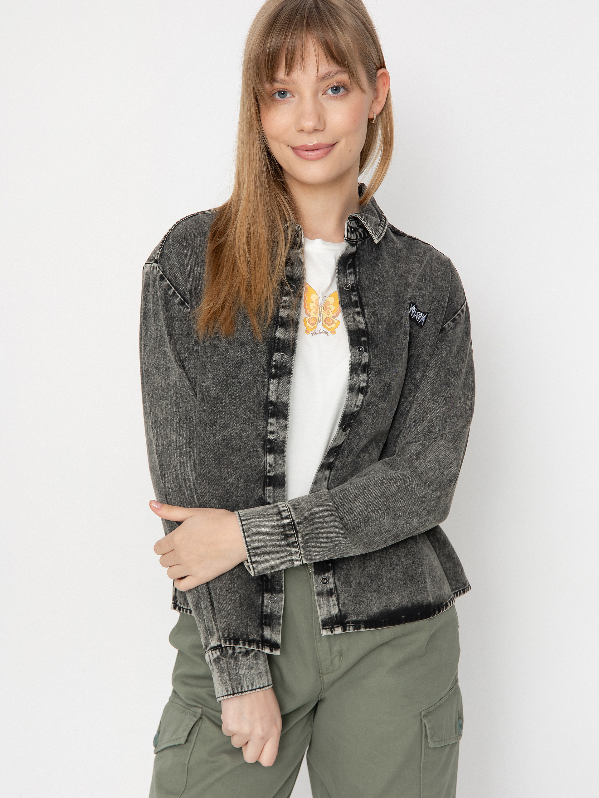 Лонгслів Volcom Asphalt Shirt Ls Wmn (black)