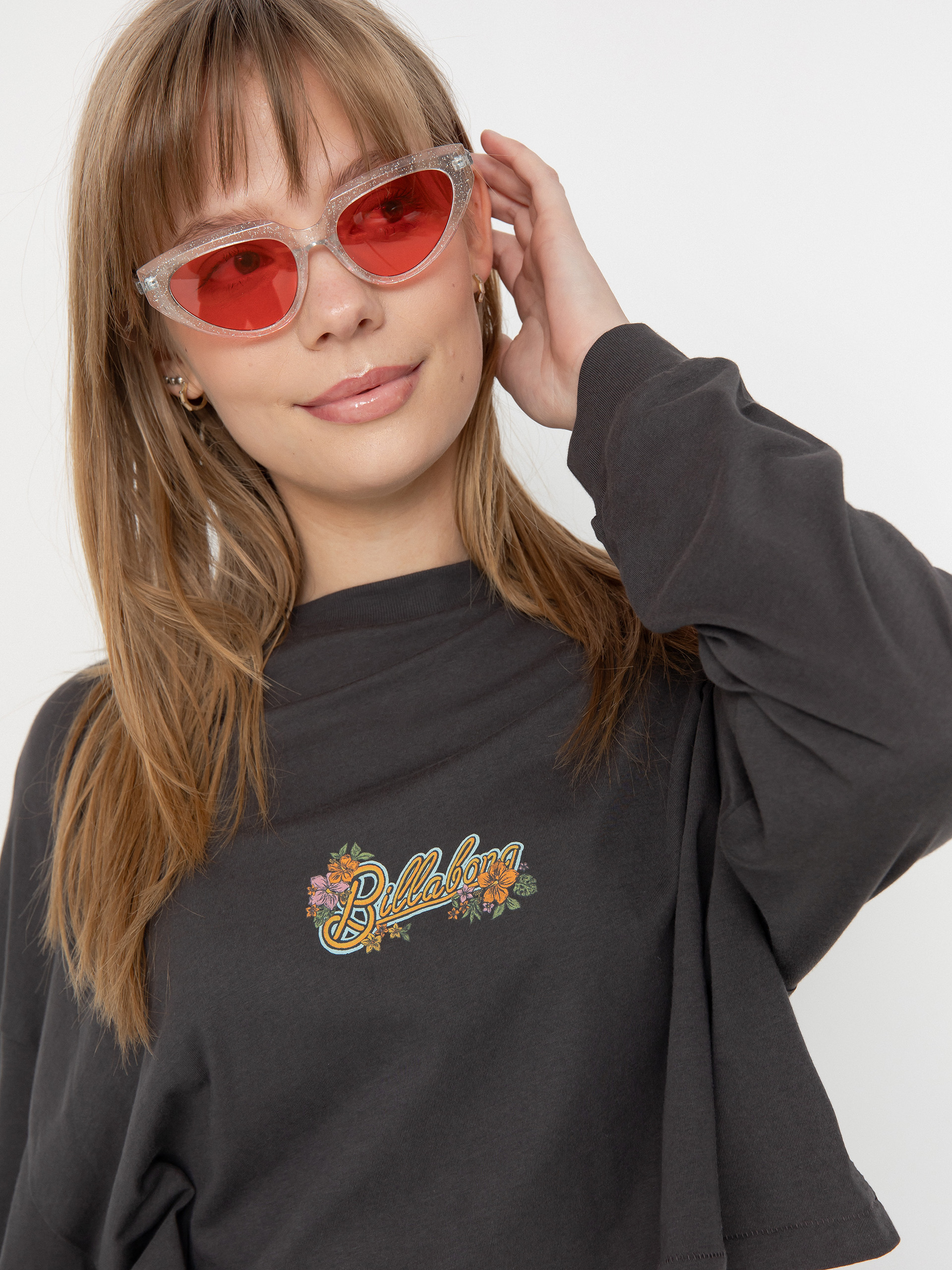 Лонгслів Billabong Beach Boyfriend Crop Wmn (black sands)