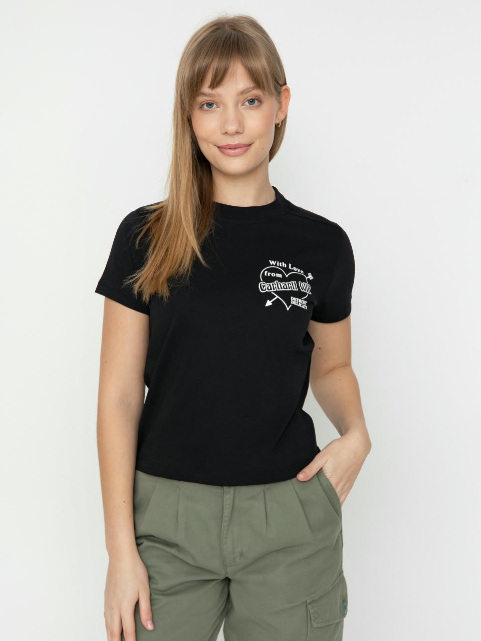 Футболка Carhartt WIP Delicacy Wmn (black/white)