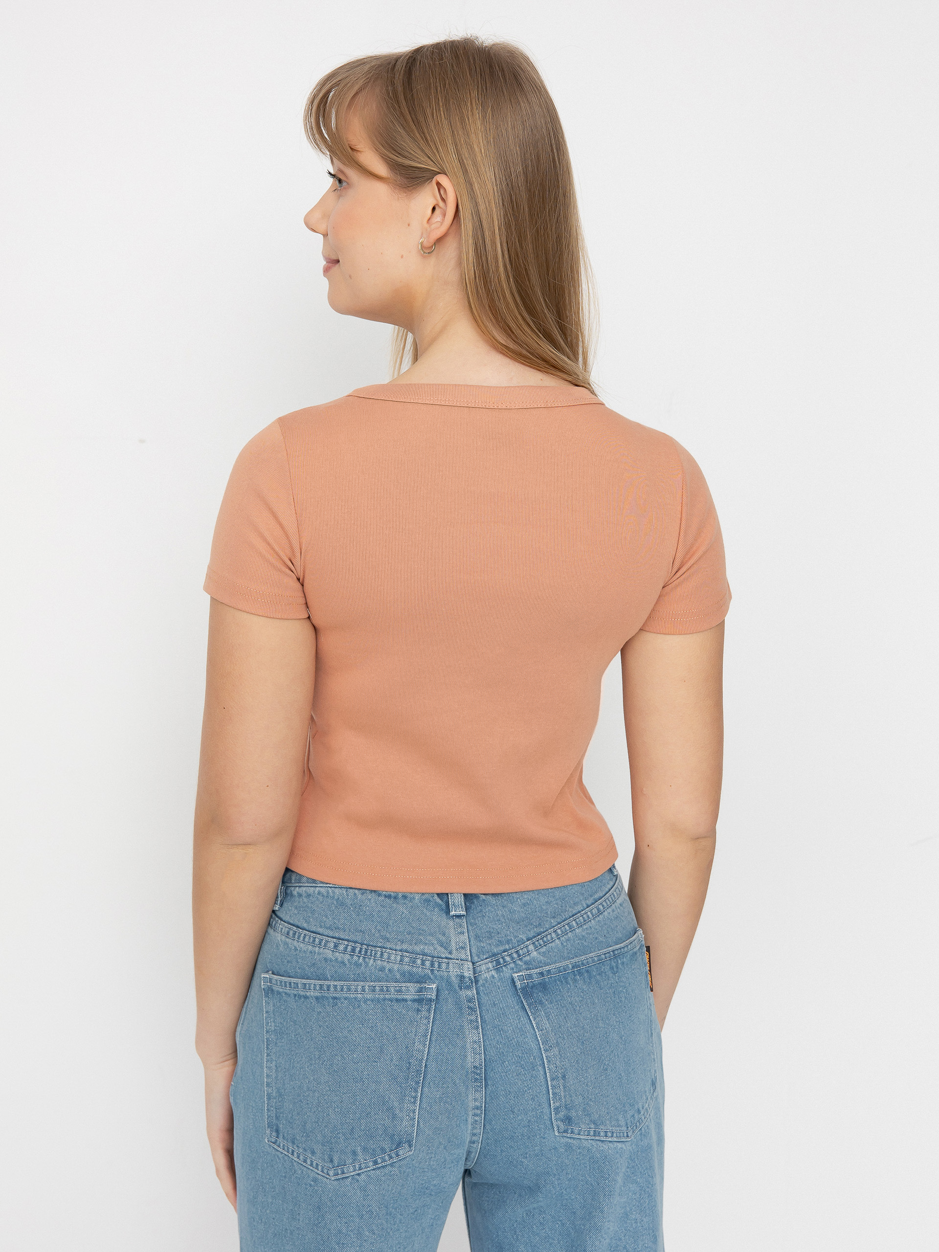 Футболка Santa Cruz Dressen Rose Crew Two Front Wmn (clay)