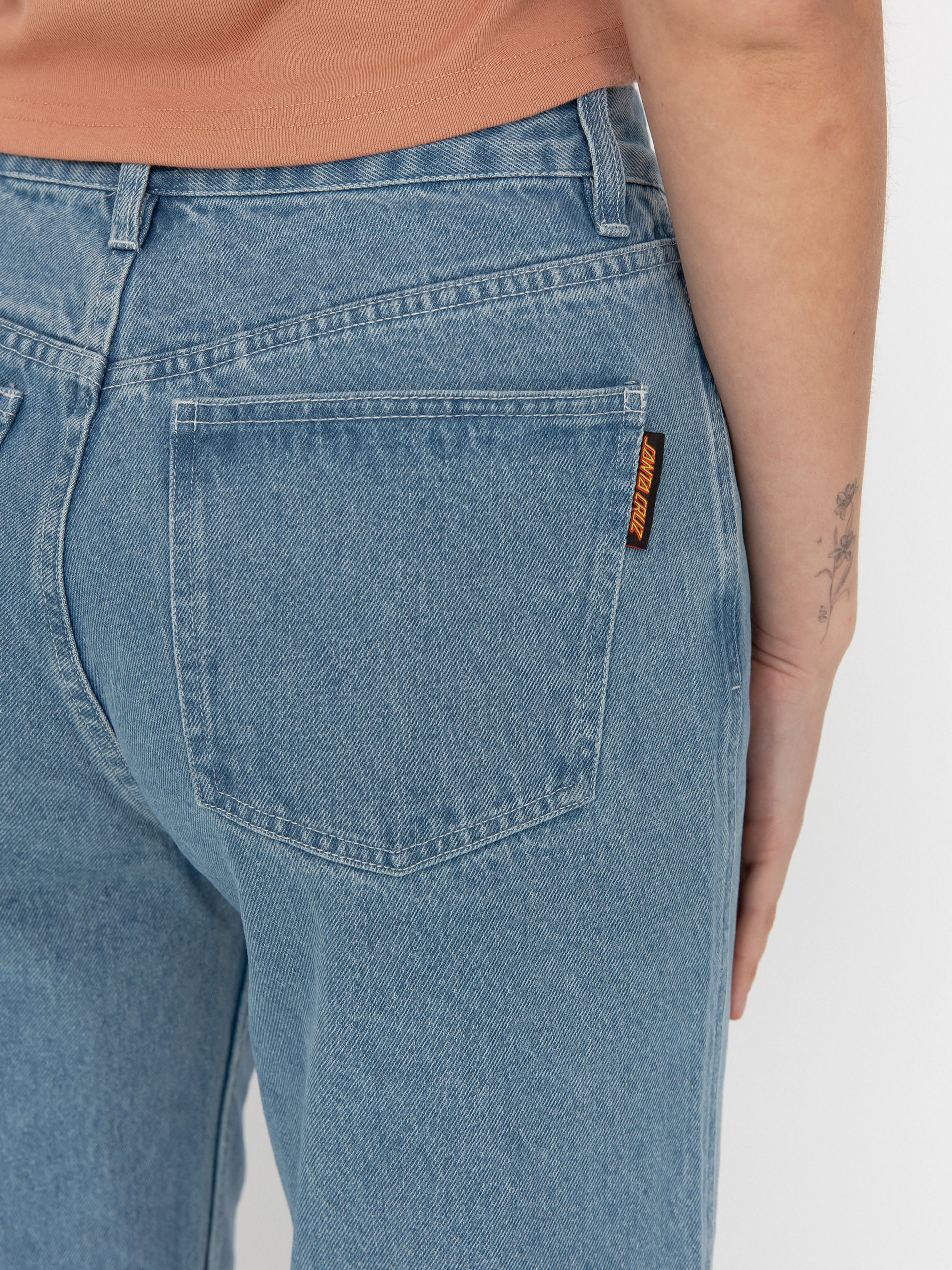 Штани Santa Cruz Classic Baggy Jeans Wmn (bleach blue)