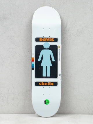 Декa Girl Skateboard Davis 93 Til (white/light blue)