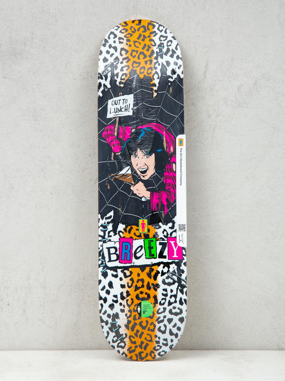 Декa Girl Skateboard Geering Out To Lunch (black)