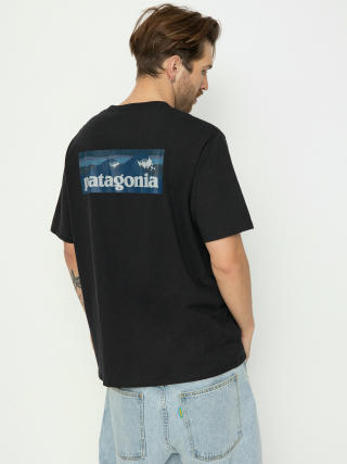 Футболка Patagonia Boardshort Logo Pocket Responsibili (ink black)