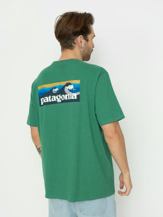 Футболка Patagonia Boardshort Logo Pocket Responsibili (gather green)