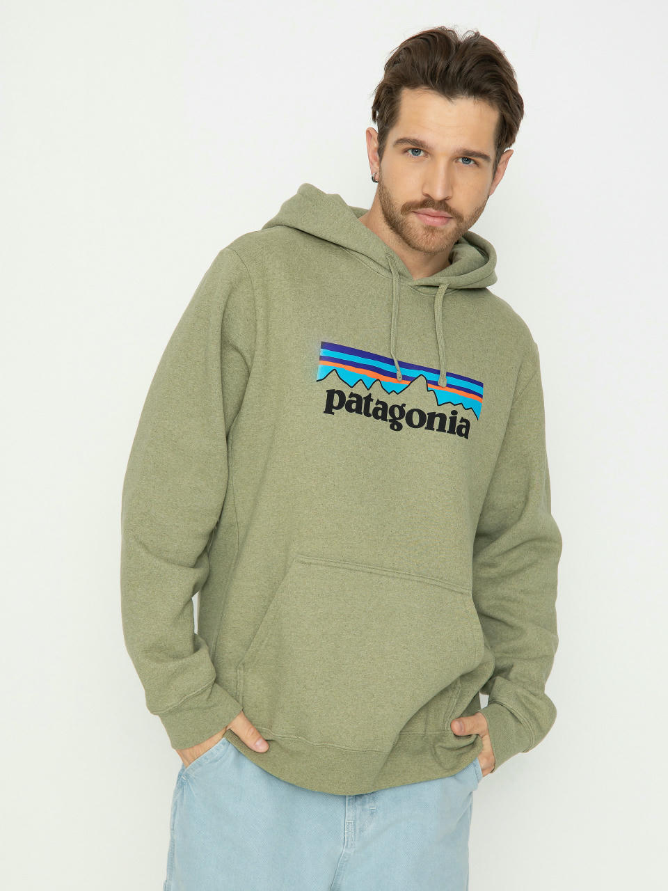 Худі Patagonia P-6 Logo Uprisal HD (buckhorn green)