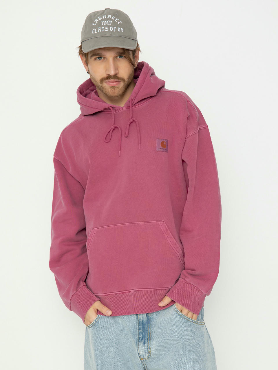 Худі Carhartt WIP Nelson HD (magenta)