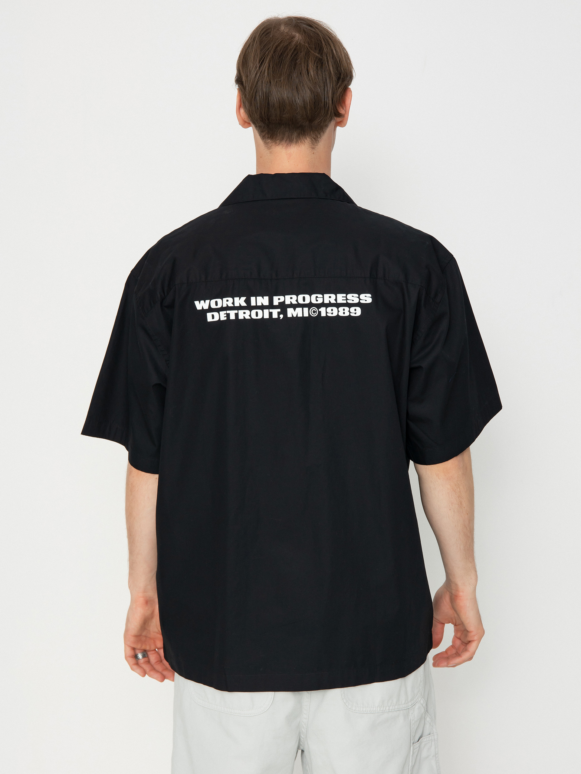 Сорочка Carhartt WIP Link Script (black/white)