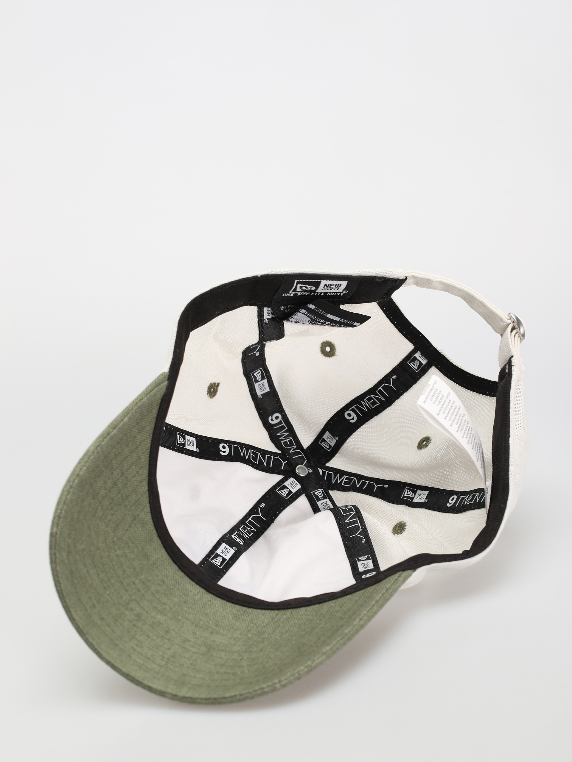 Кепка New Era Linen Script 9Twenty (white/green)