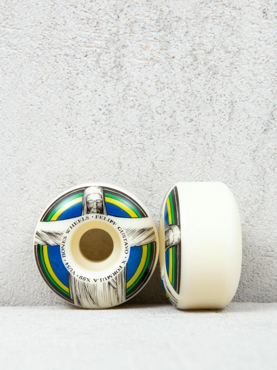 Колеса Bones X Formula Gustavo Redeemer V1 Standard 99A (white/multi)