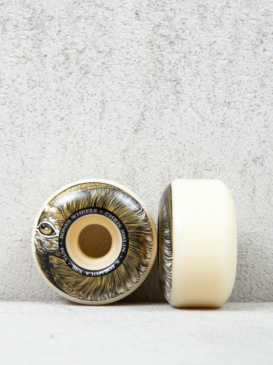 Колеса Bones X Formula Joslin Rampage V1 Standard 99A (white/gold/black)