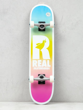 Скейтборд Real Be Free Fade (blue/yellow/pink)