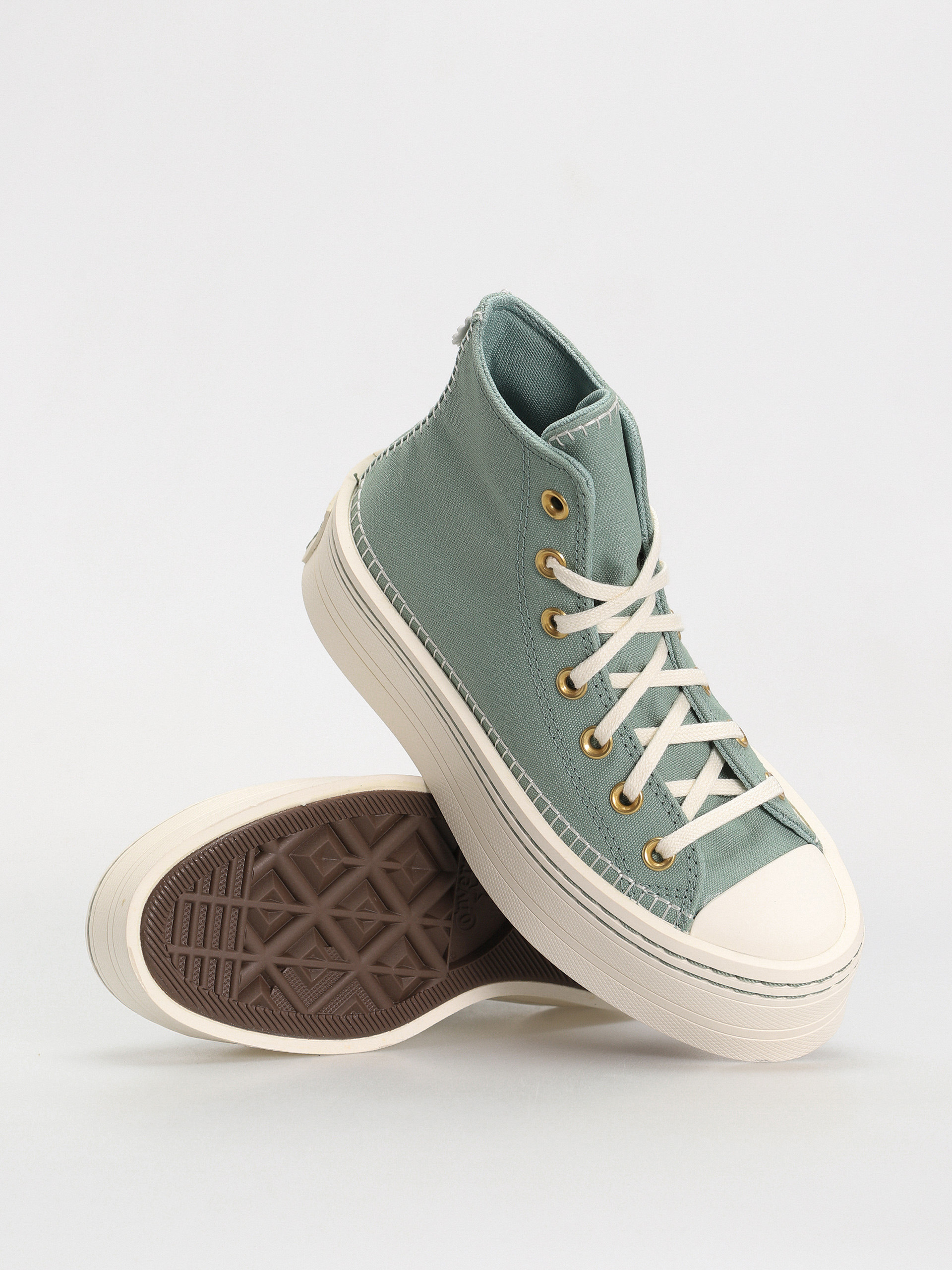 Кеди Converse Chuck Taylor All Star Modern Lift Hi Wmn (apple green)