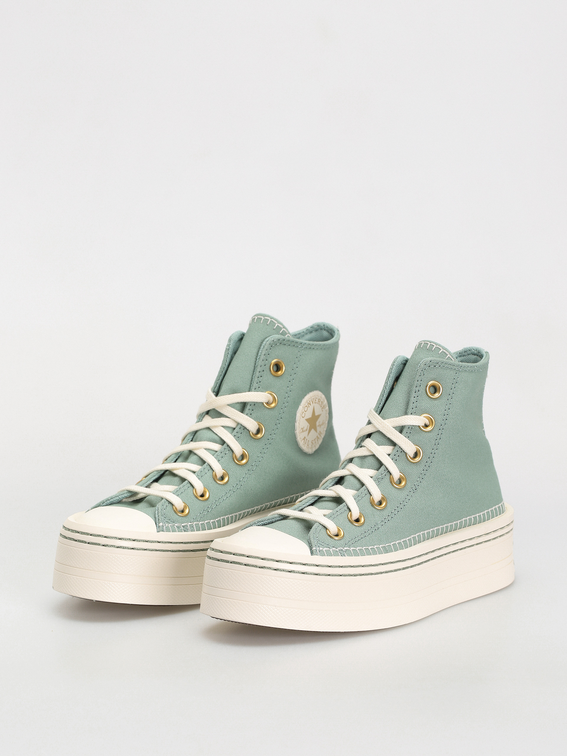 Кеди Converse Chuck Taylor All Star Modern Lift Hi Wmn (apple green)