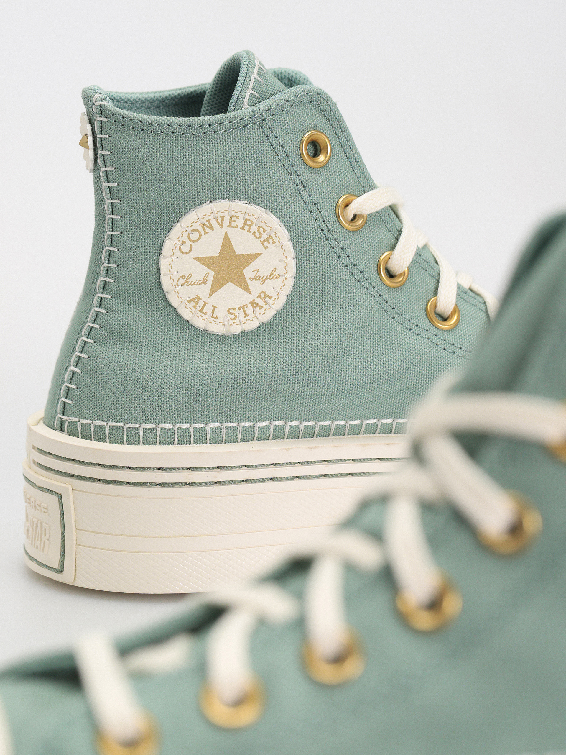 Кеди Converse Chuck Taylor All Star Modern Lift Hi Wmn (apple green)