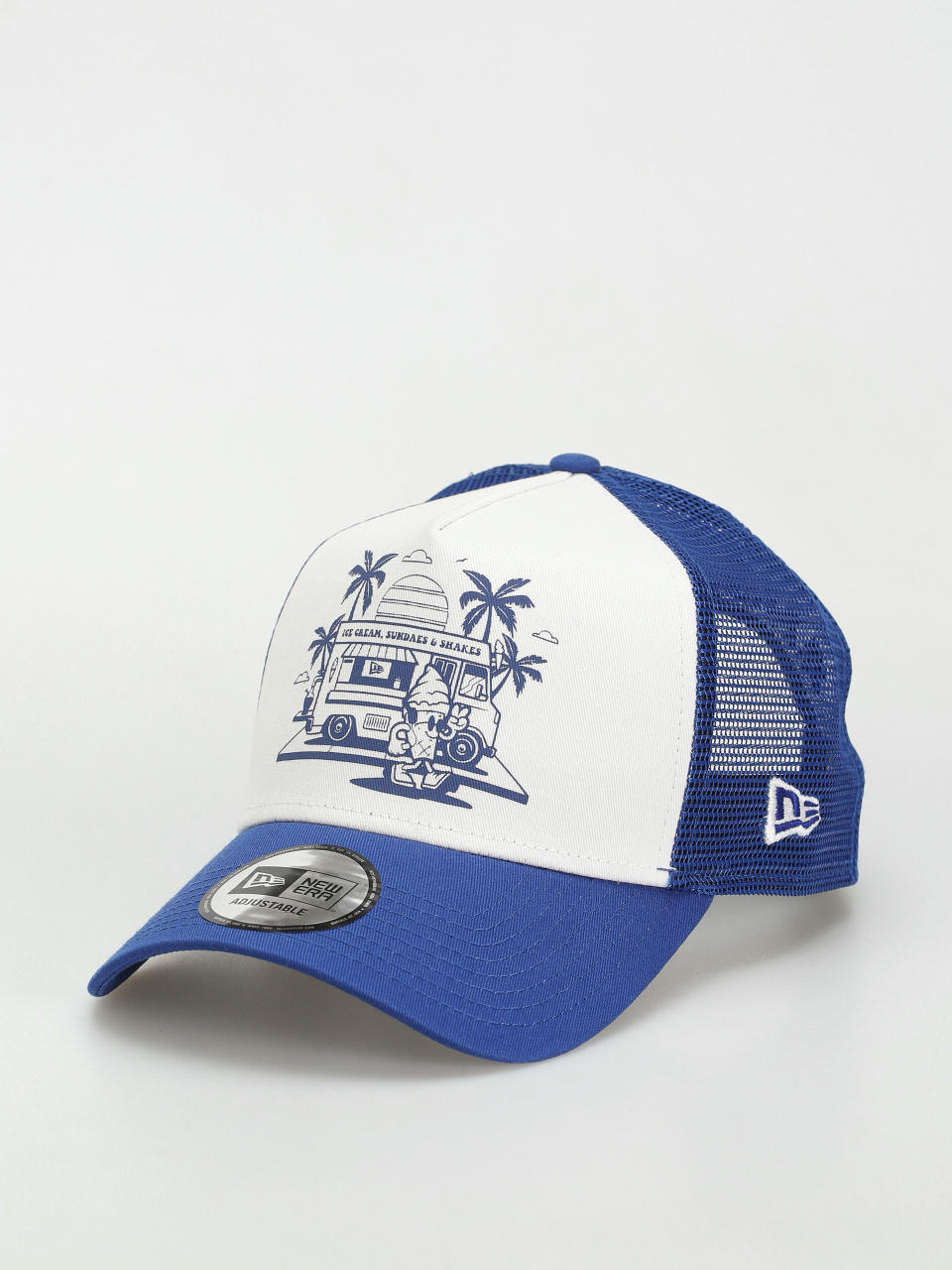 Кепка New Era Graphic Trucker (blue/white)