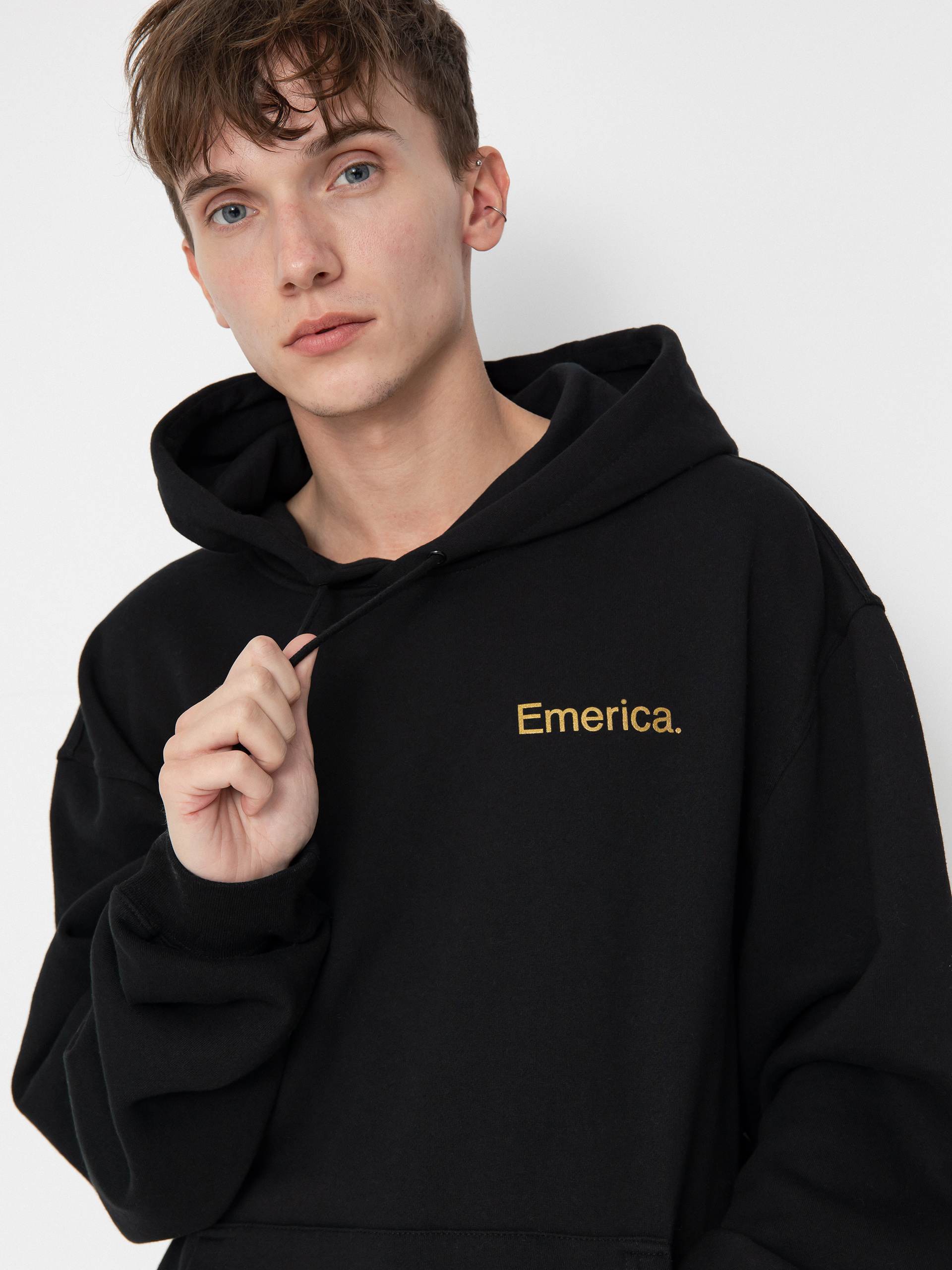 Худі Emerica Lockup HD (black/gold)