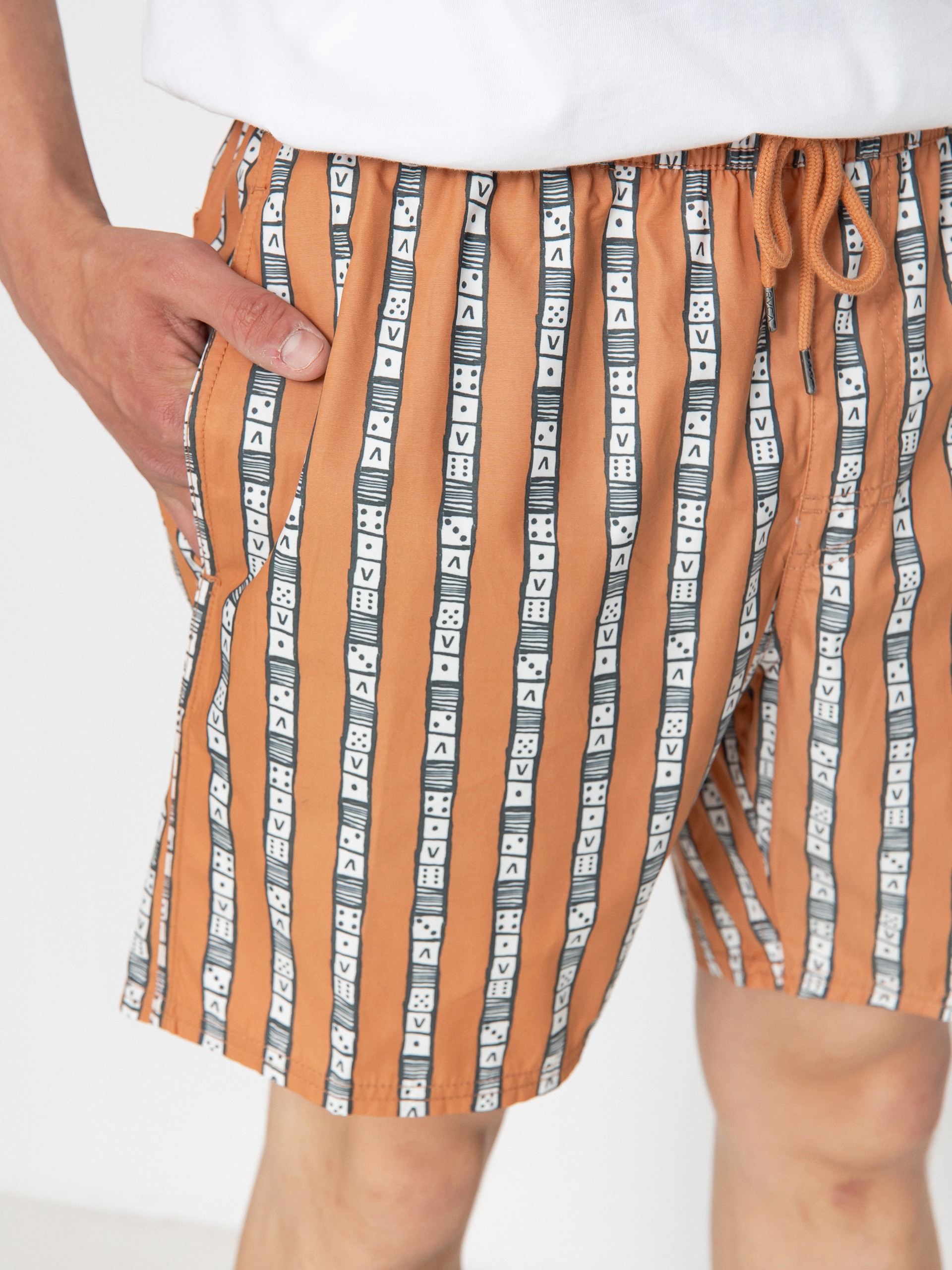 Пляжні шорти RVCA Perry Elastic (adobe)