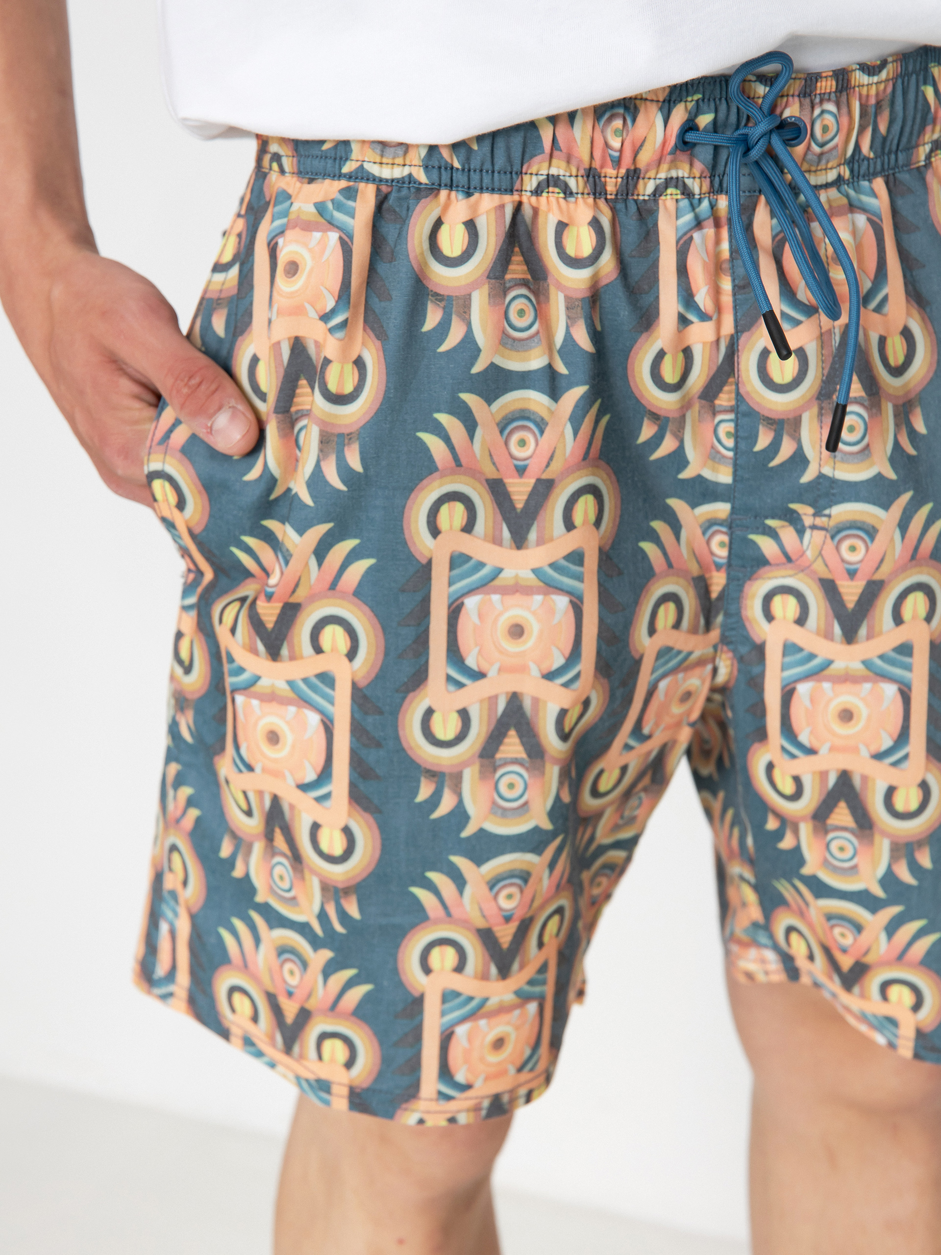 Пляжні шорти RVCA Redondo Elastic (cool blue)