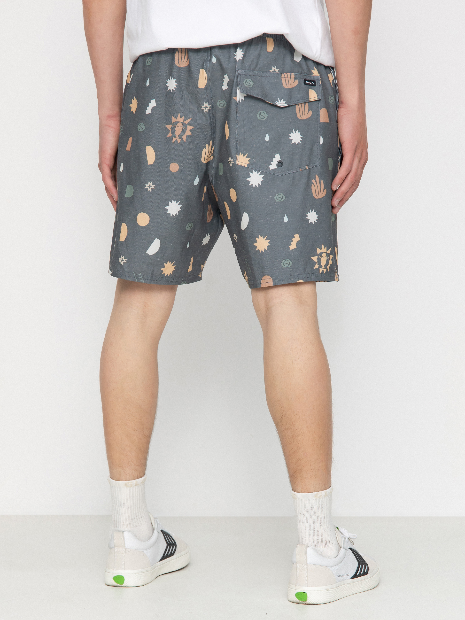 Пляжні шорти RVCA Atlas Elastic (pirate black)