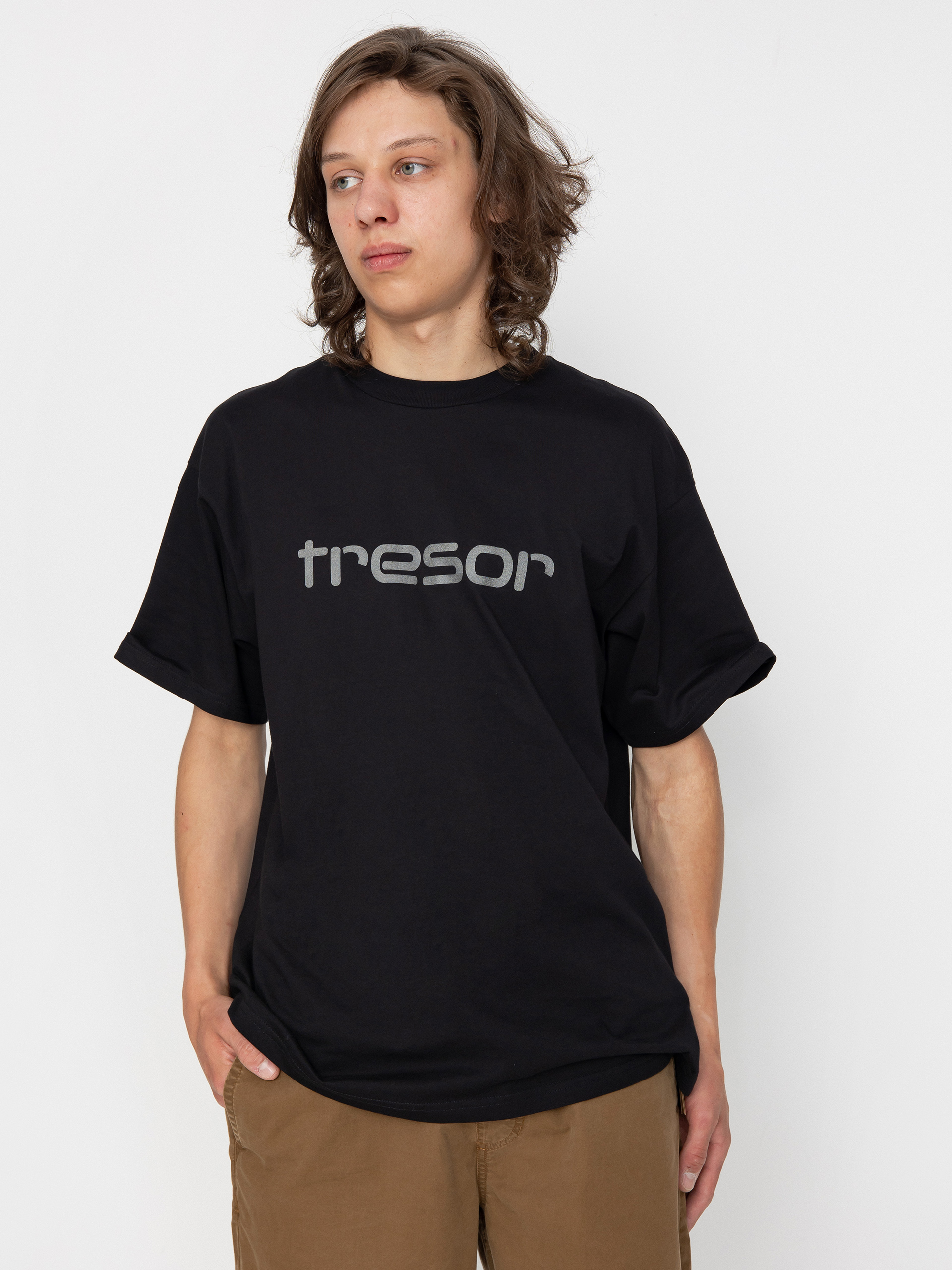 Футболка Carhartt WIP X TRESOR Techno Alliance (black/dark grey reflective)