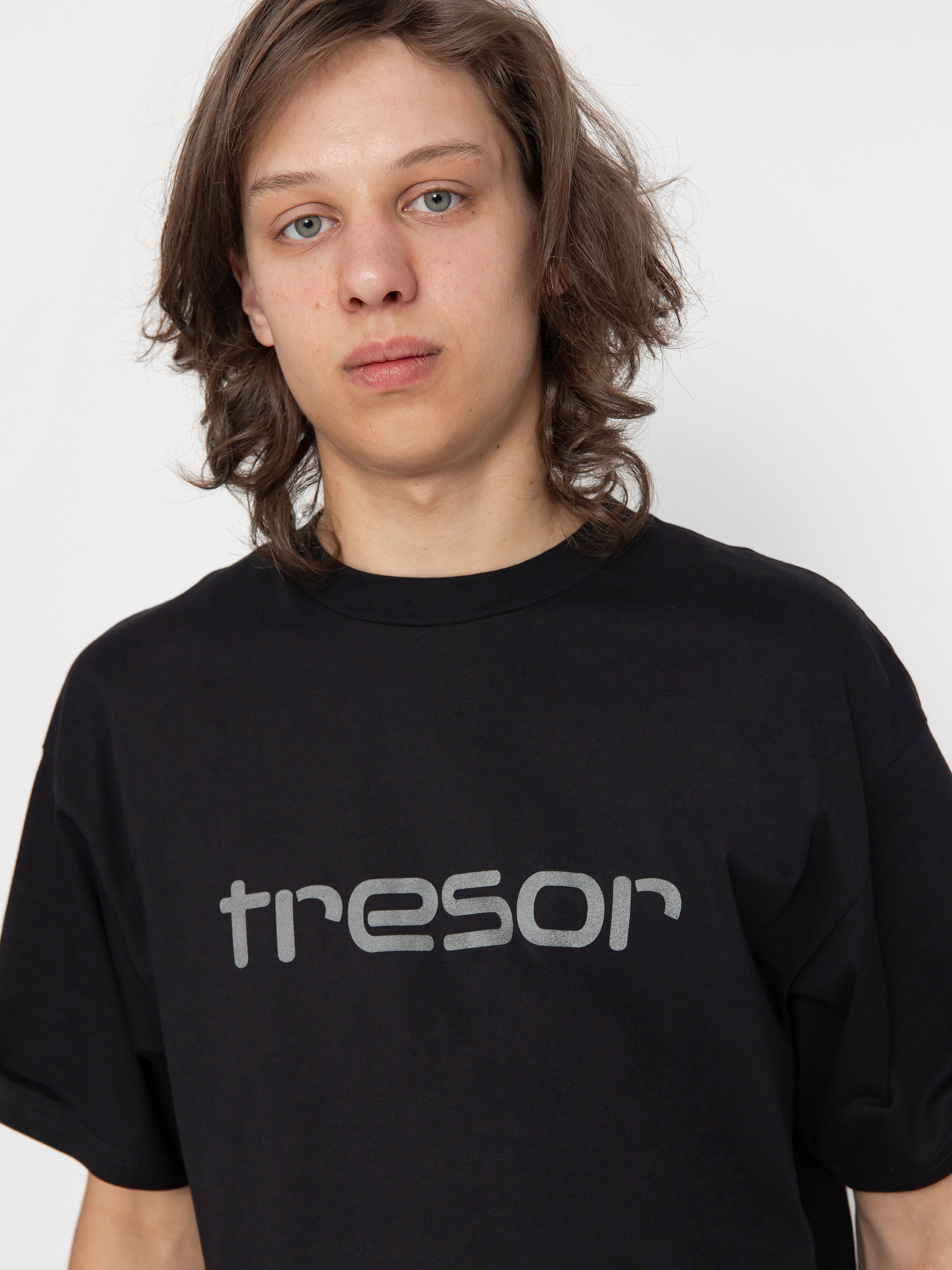 Футболка Carhartt WIP X TRESOR Techno Alliance (black/dark grey reflective)